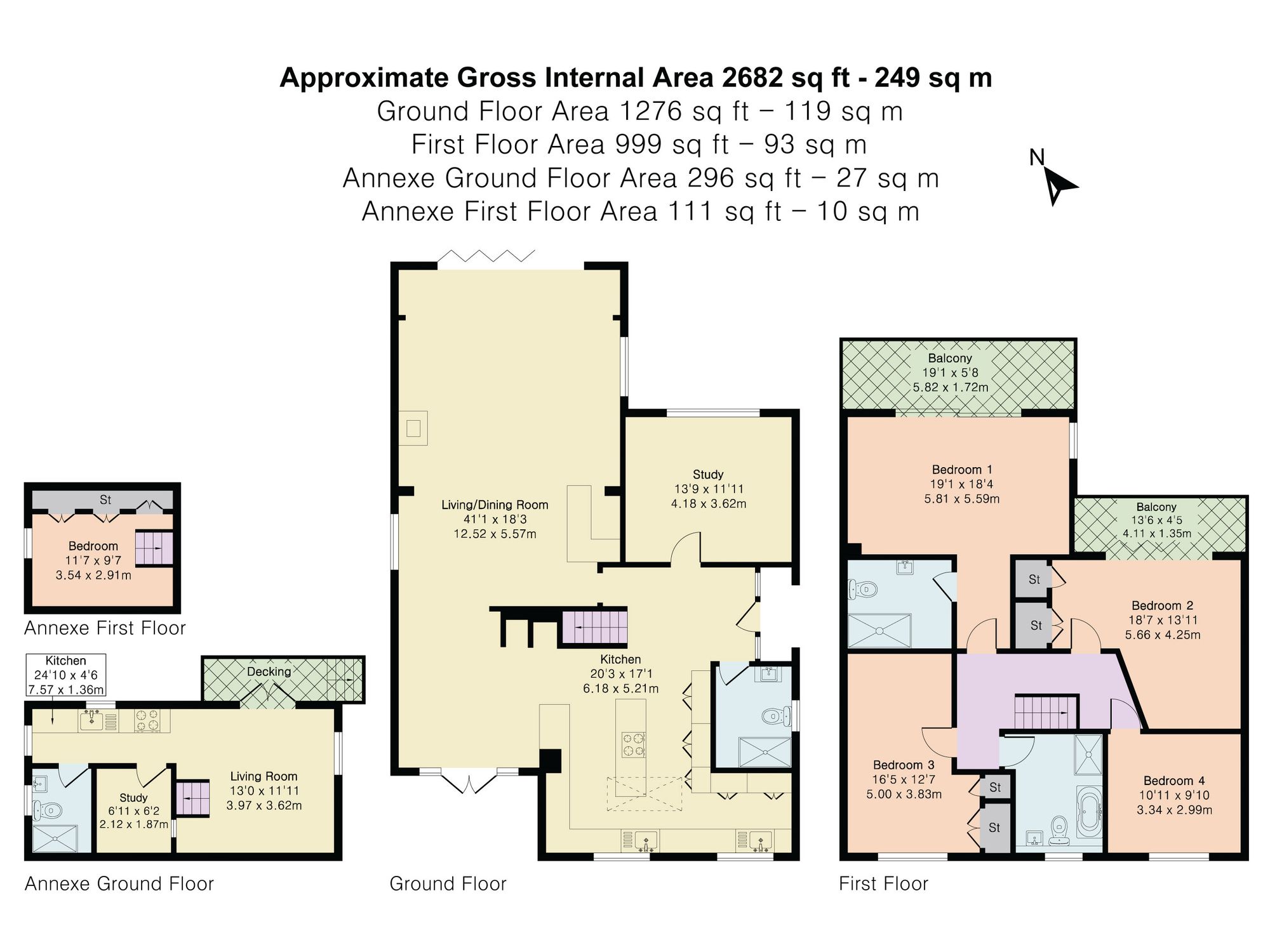 6 Stratton Terrace, Falmouth floorplan