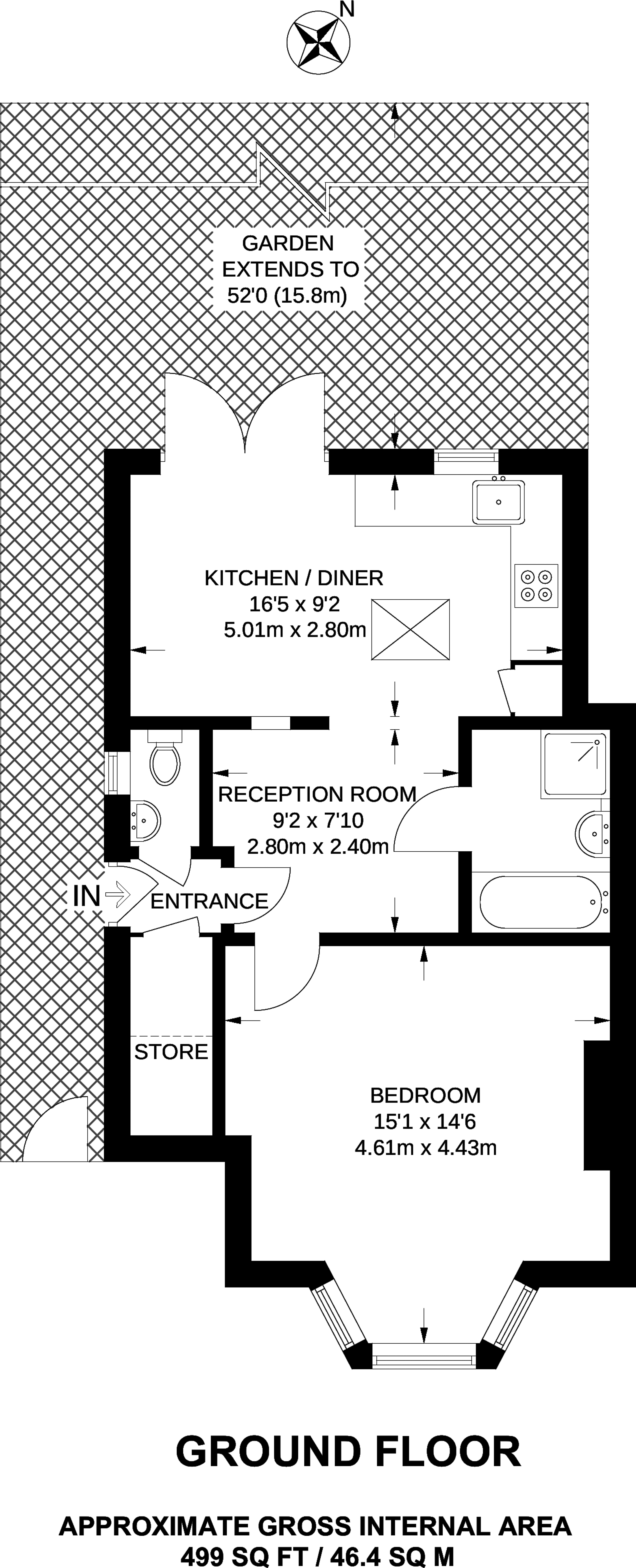 1 Bedrooms Flat to rent in Saxon Drive, West Acton W3