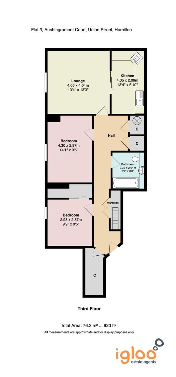 7, Auchingramont Court, Hamilton floorplan