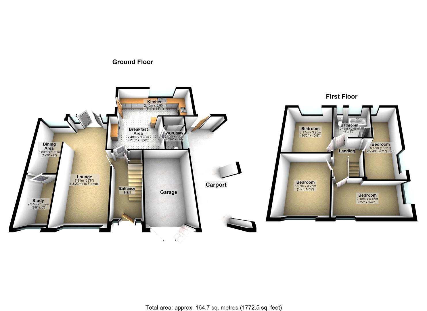 32, Oxford Drive, Leeds floorplan