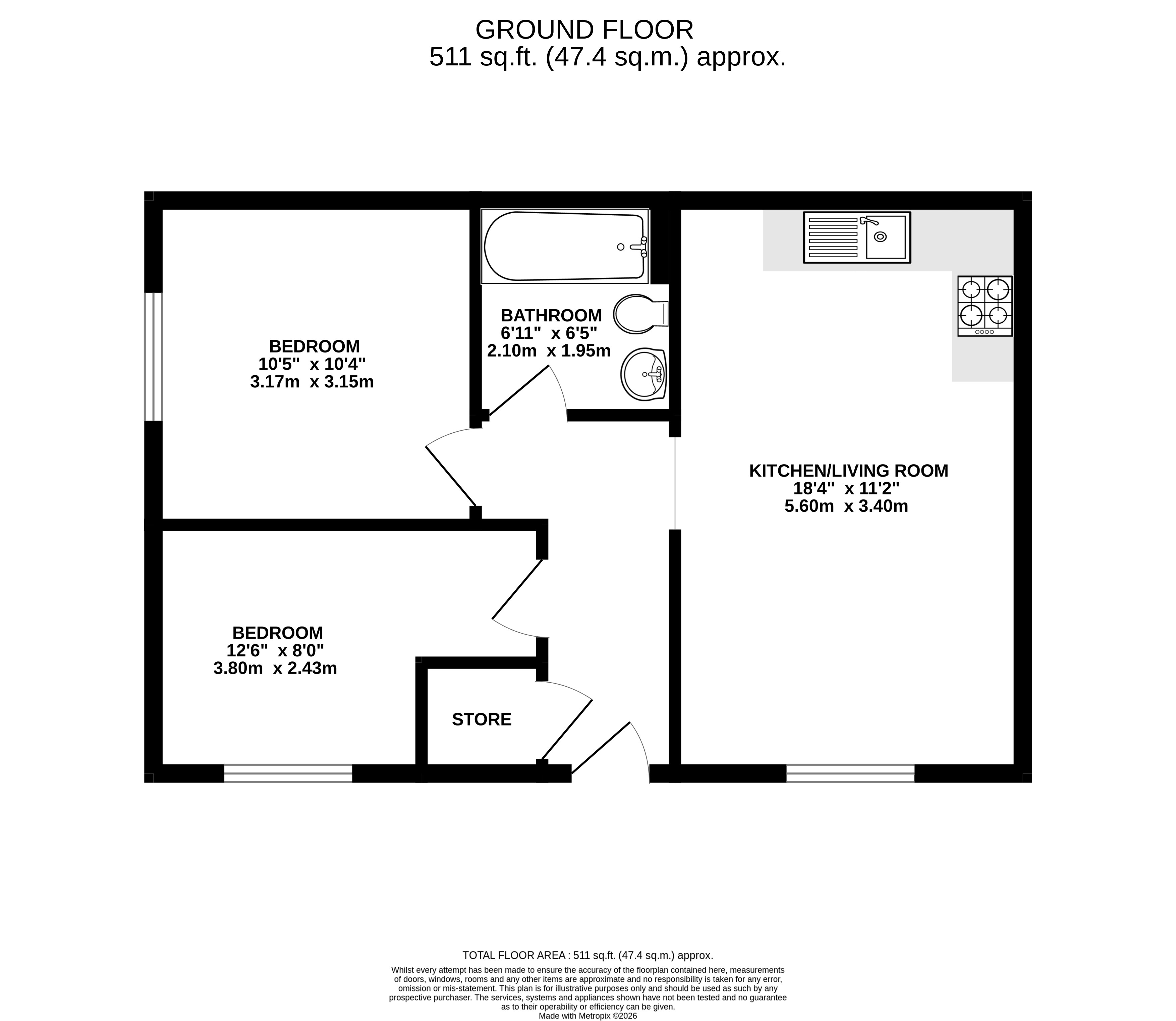 Penn Street, Derbyshire floorplan