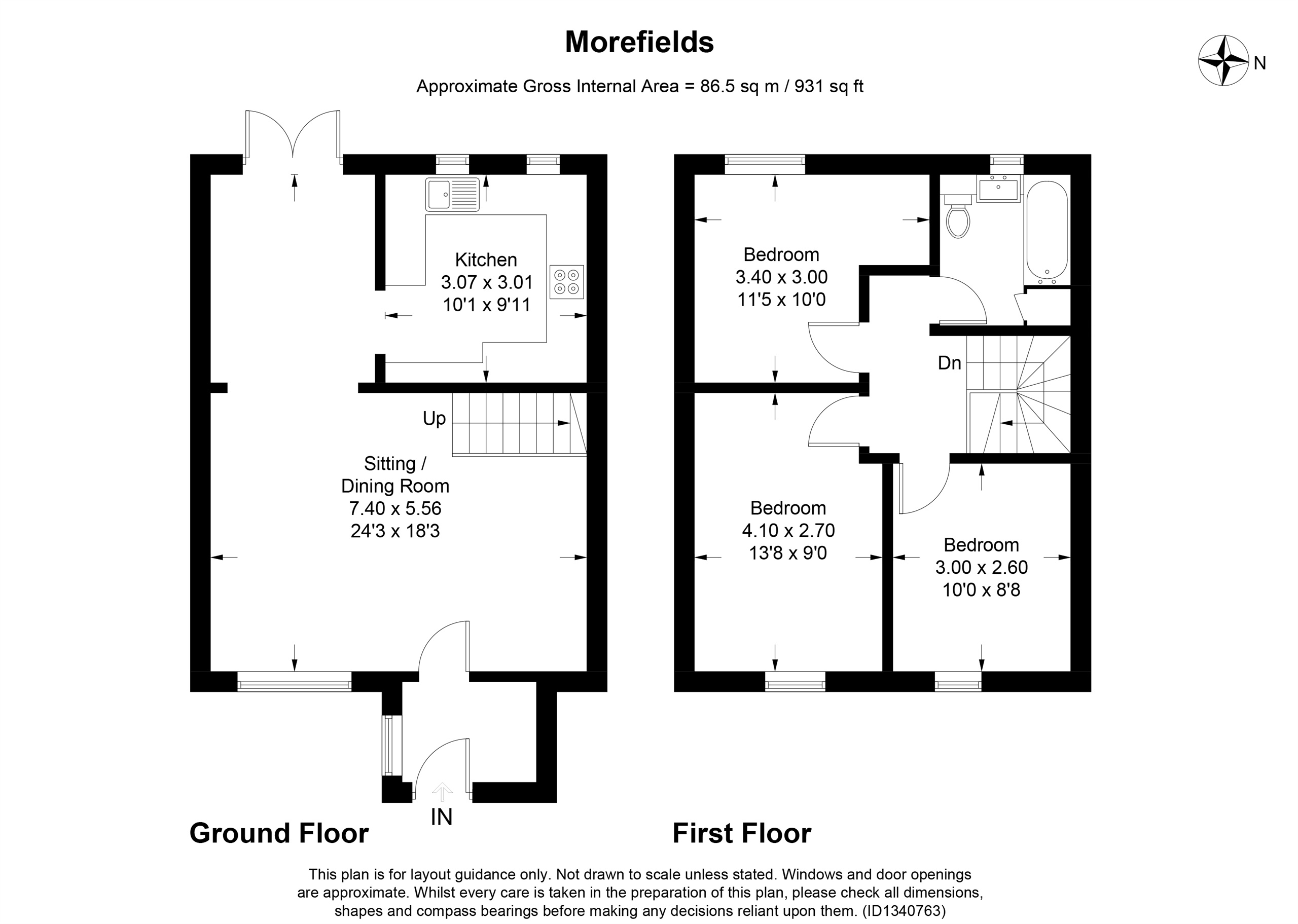 12, Morefields, Tring floorplan