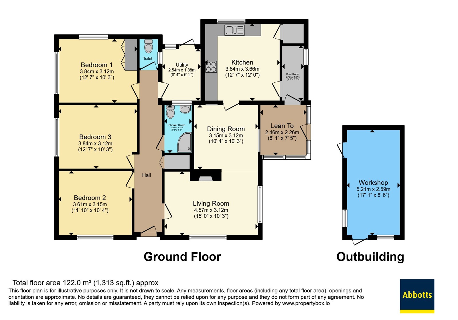 72, Common Road, King's Lynn floorplan