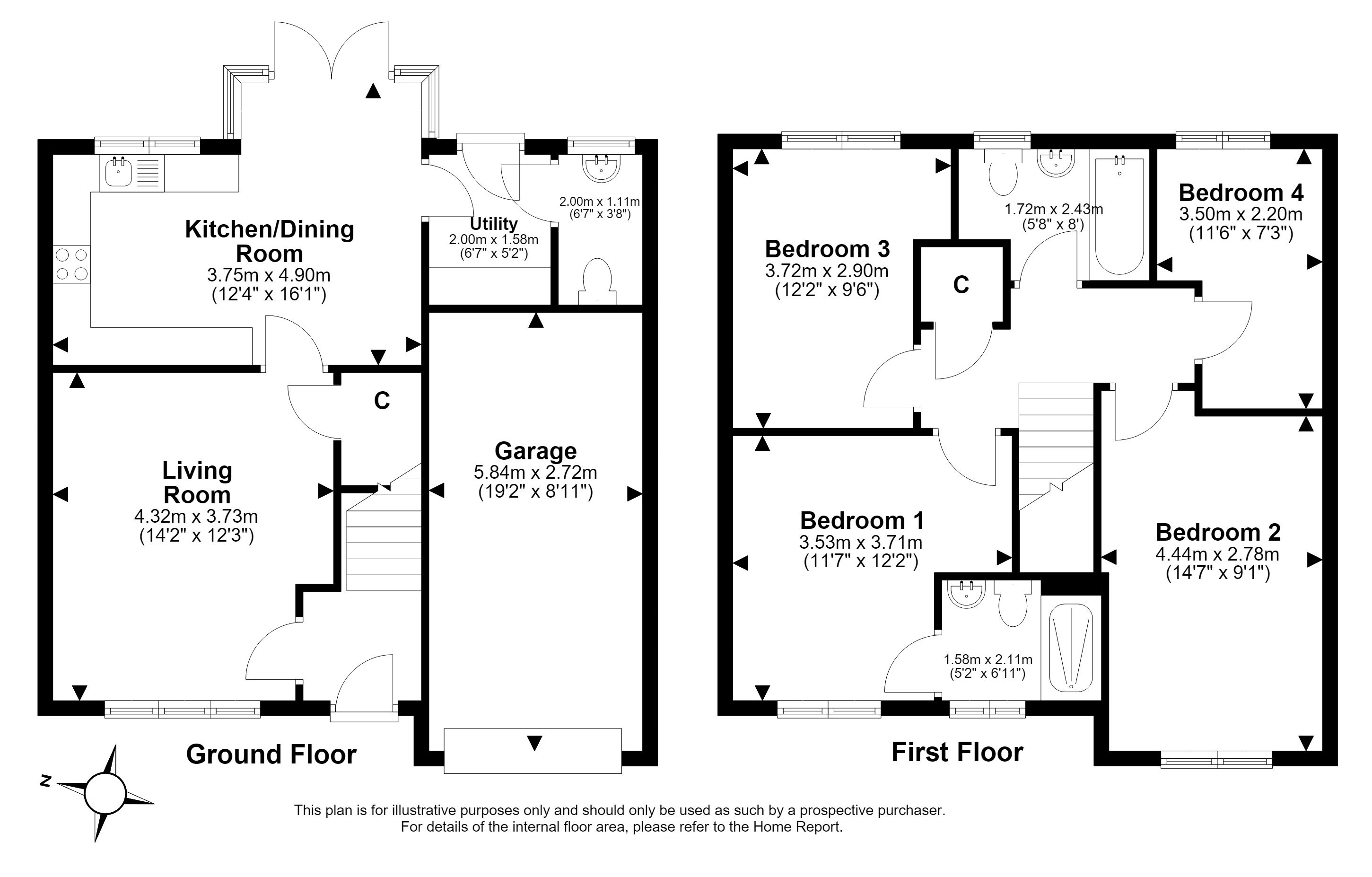 1, Jardine Place, Duddingston, Edinburgh floorplan