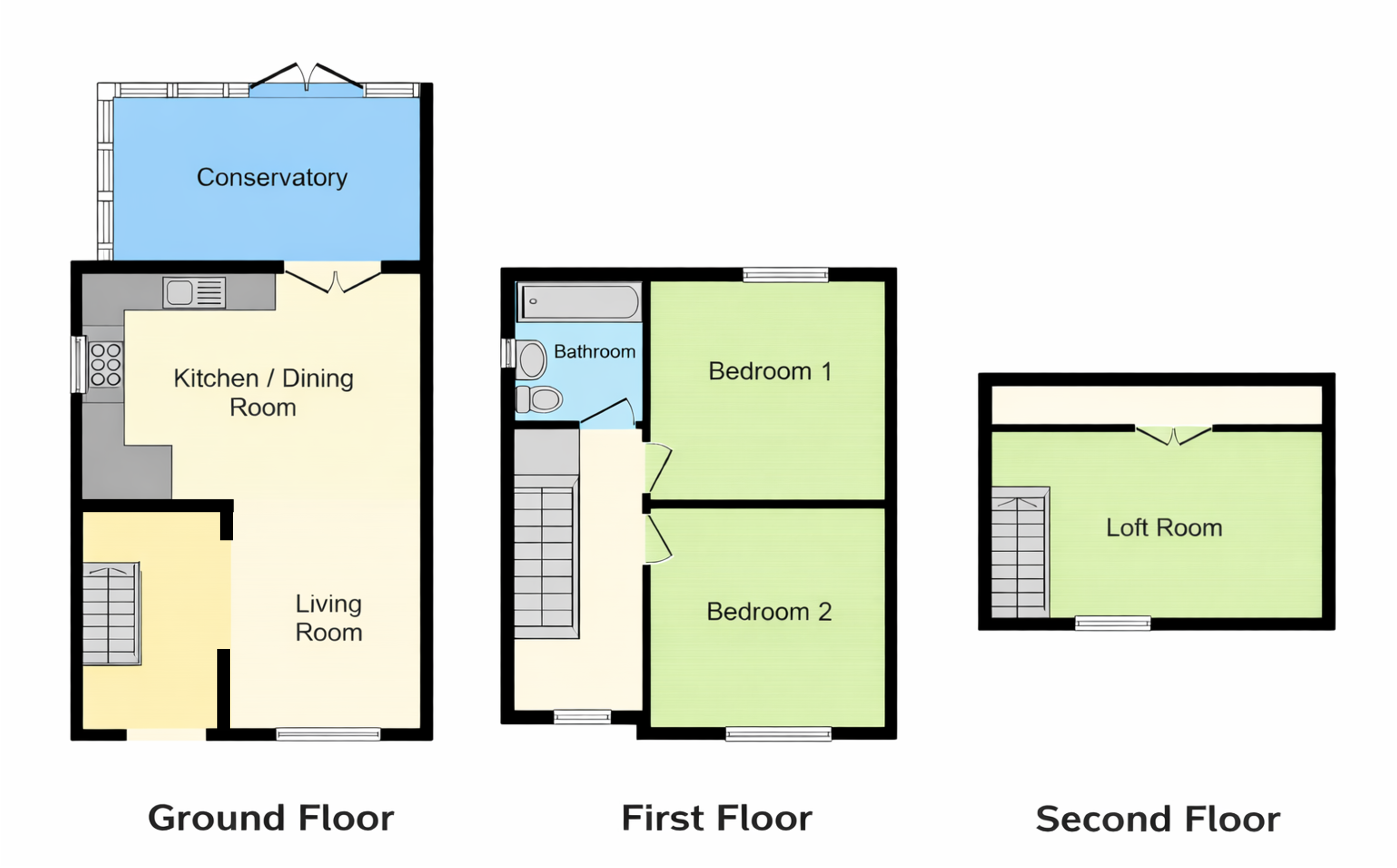 3, Hill Terrace, Penarth floorplan