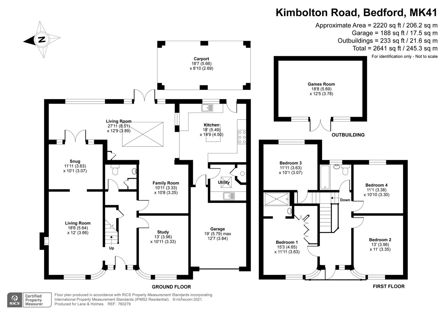 Kimbolton Road, Bedford MK41, 4 bedroom detached house for sale