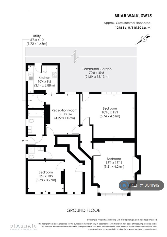 A Briar Walk, Putney, London floorplan