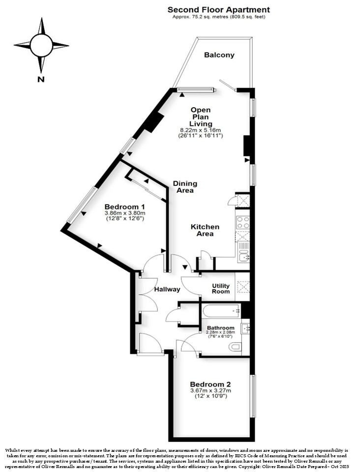 110 Churchill Road, London floorplan