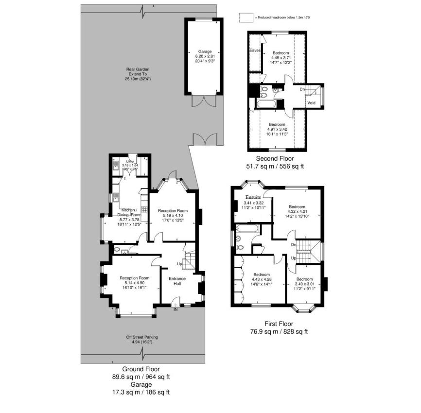 14, Westville Road, Thames Ditton floorplan