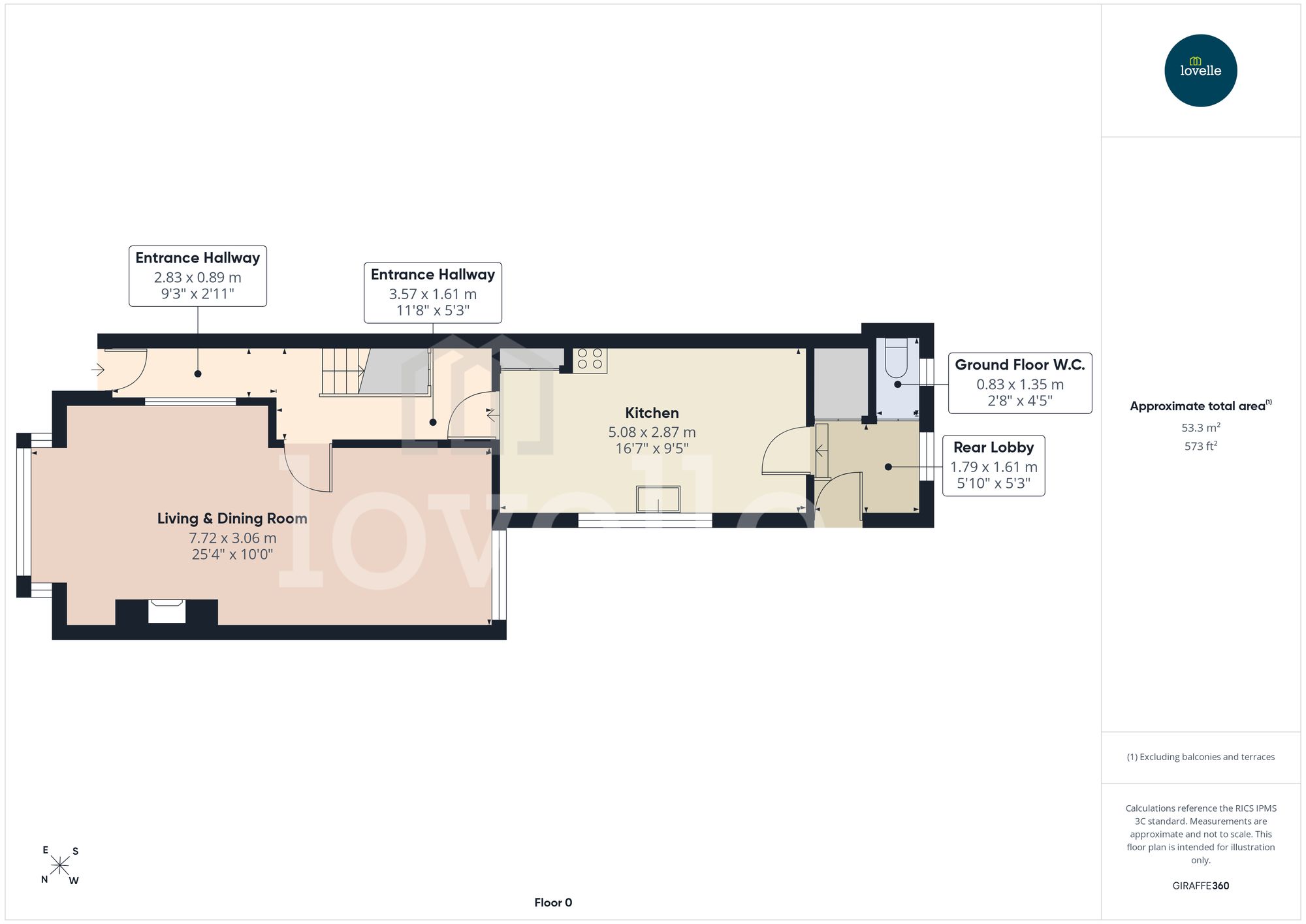 91 Westcott Street, Hull floorplan