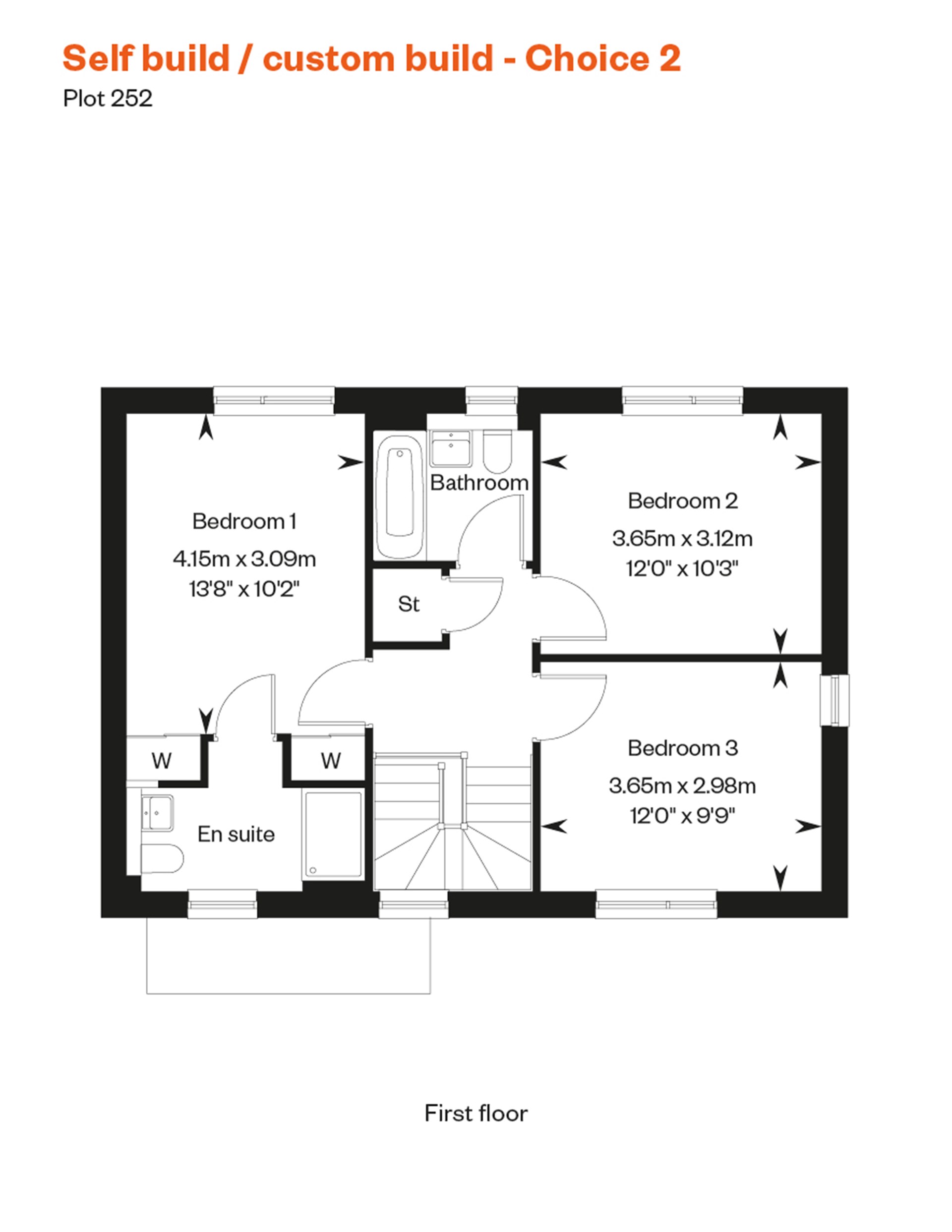 "The Westbrook Detached" at Aarons Hill, Godalming GU7, 3 bedroom detached house for sale