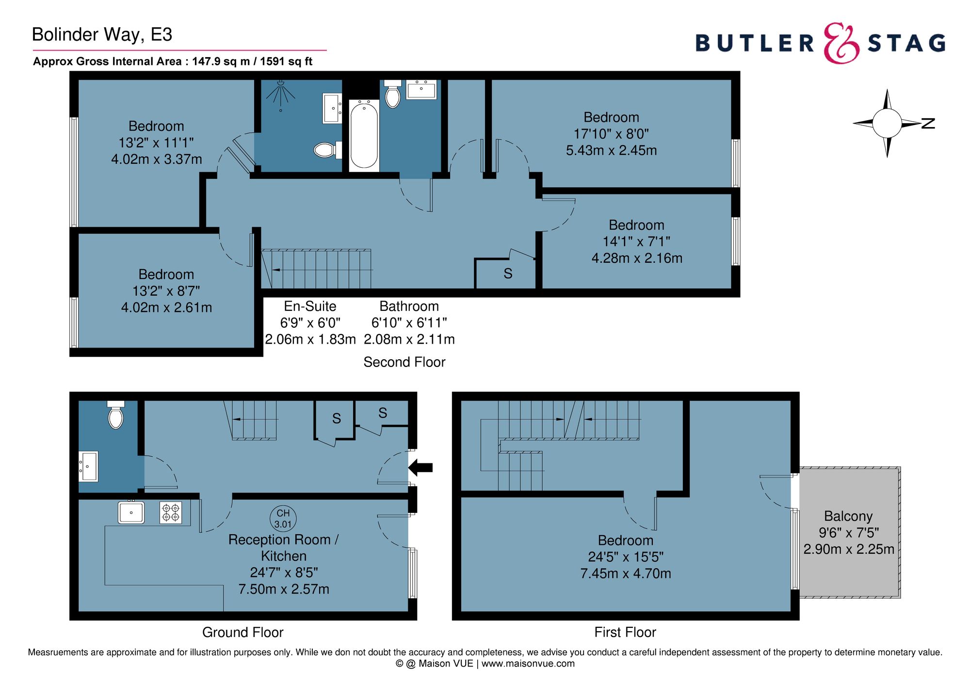 21 Bolinder Way, London floorplan
