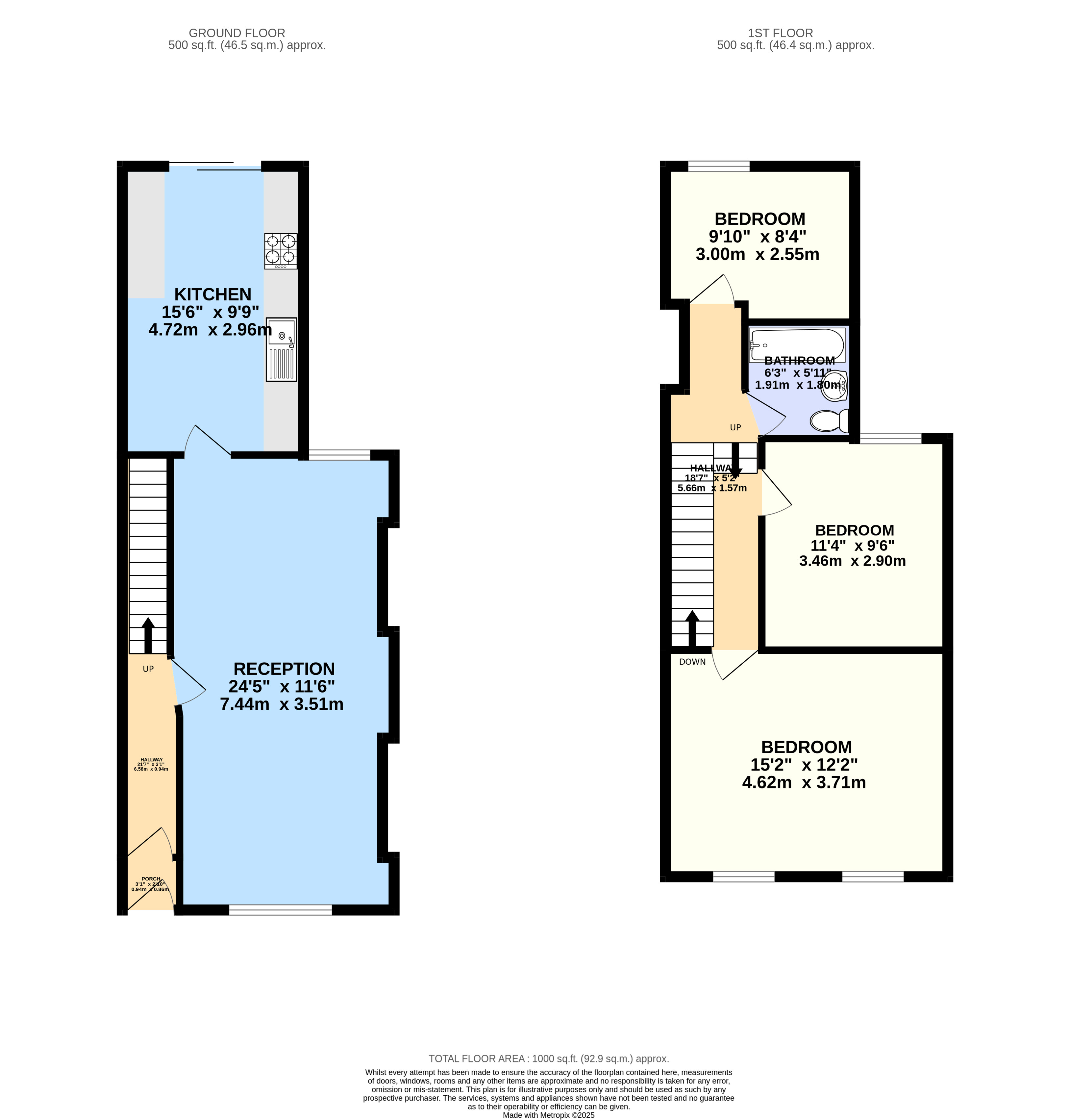 62, Abbotts Road, Southall floorplan