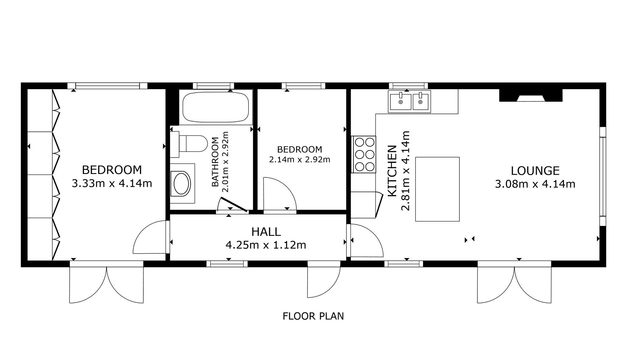 Ann's Road, Humbie Chalet Village, Kirknewton floorplan