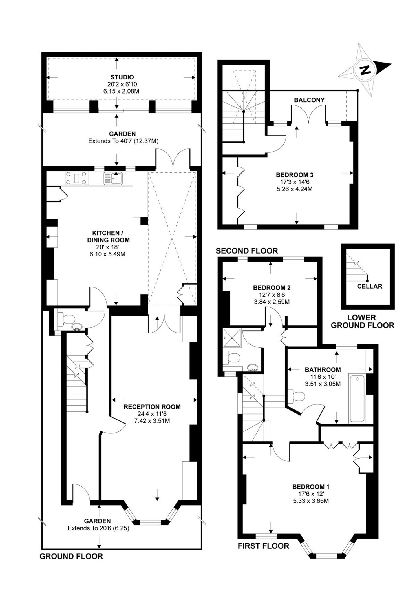 4 Bedrooms Semi-detached house to rent in Ashchurch Grove, London W12