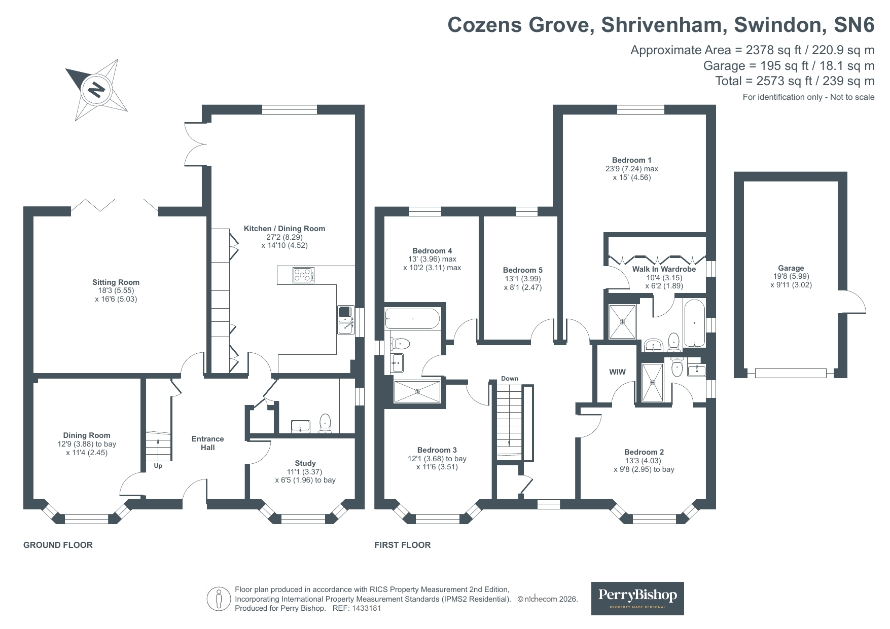 77, Cozens Grove, Swindon floorplan