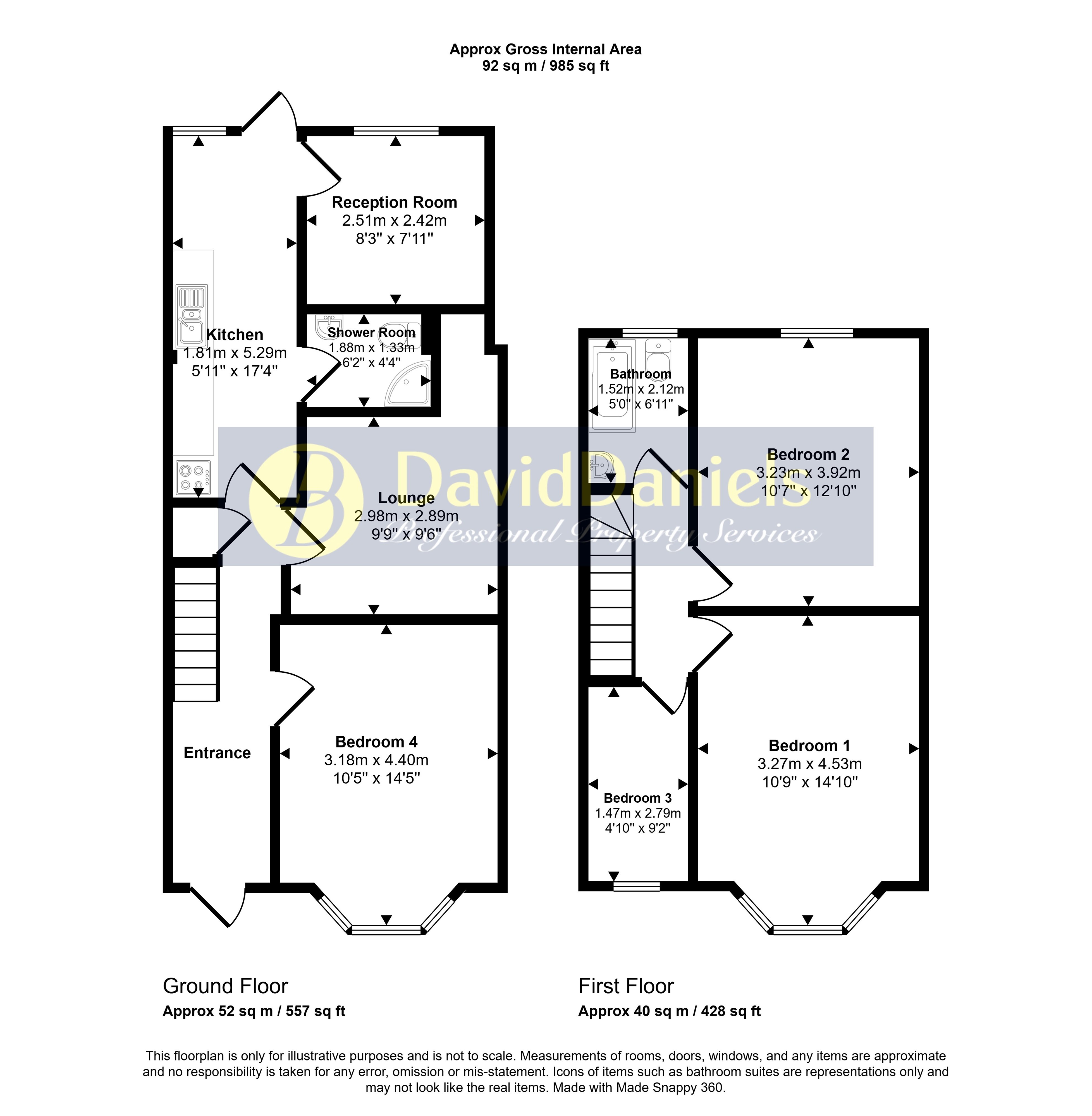 Beaconsfield, Beaconsfield Road, Leyton floorplan