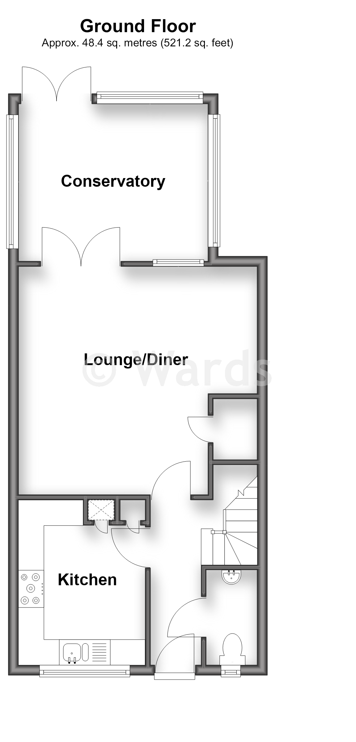 61, Finch Close, Faversham floorplan