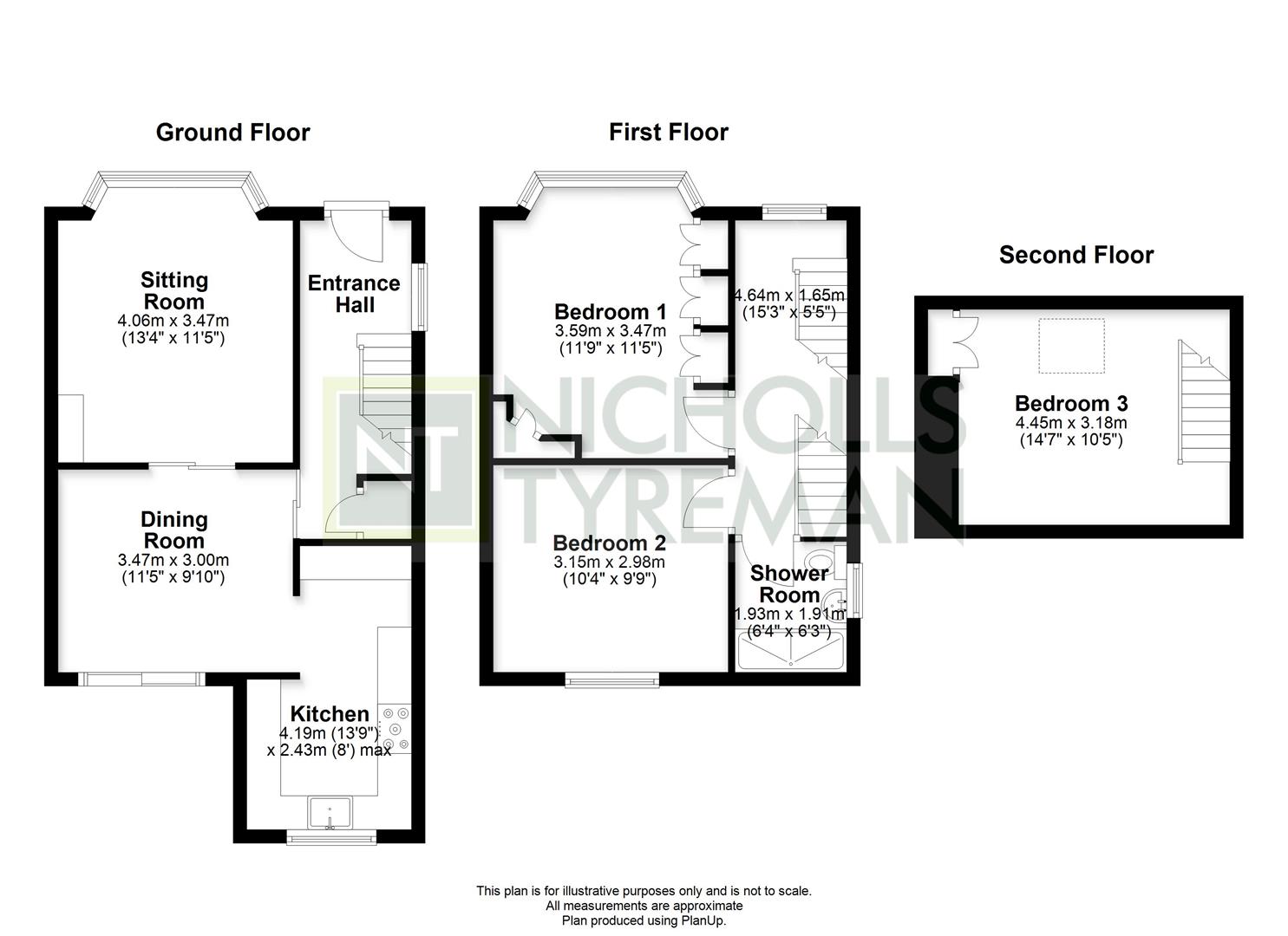 91, Forest Lane, Harrogate floorplan