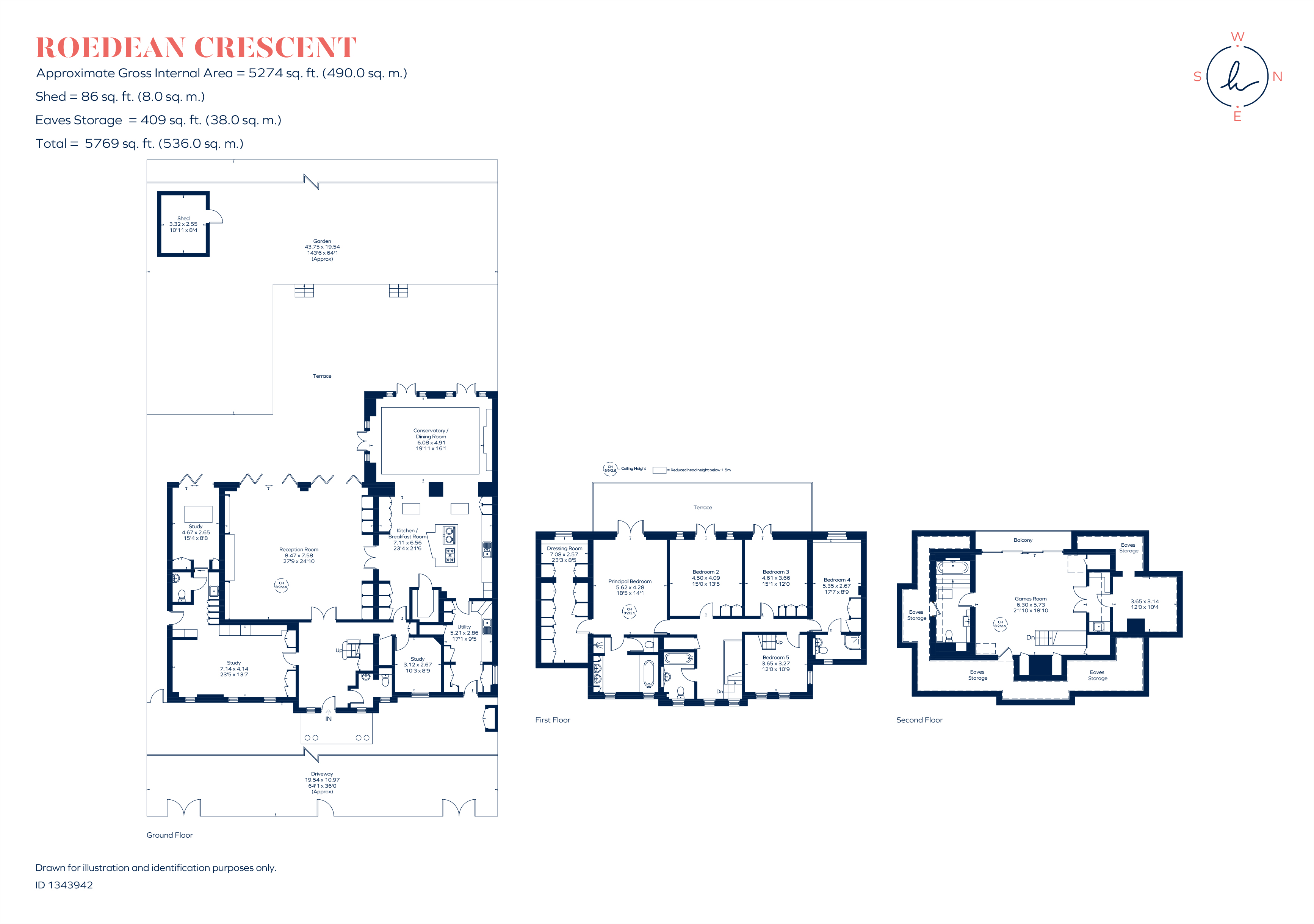 Roedean Crescent, London floorplan