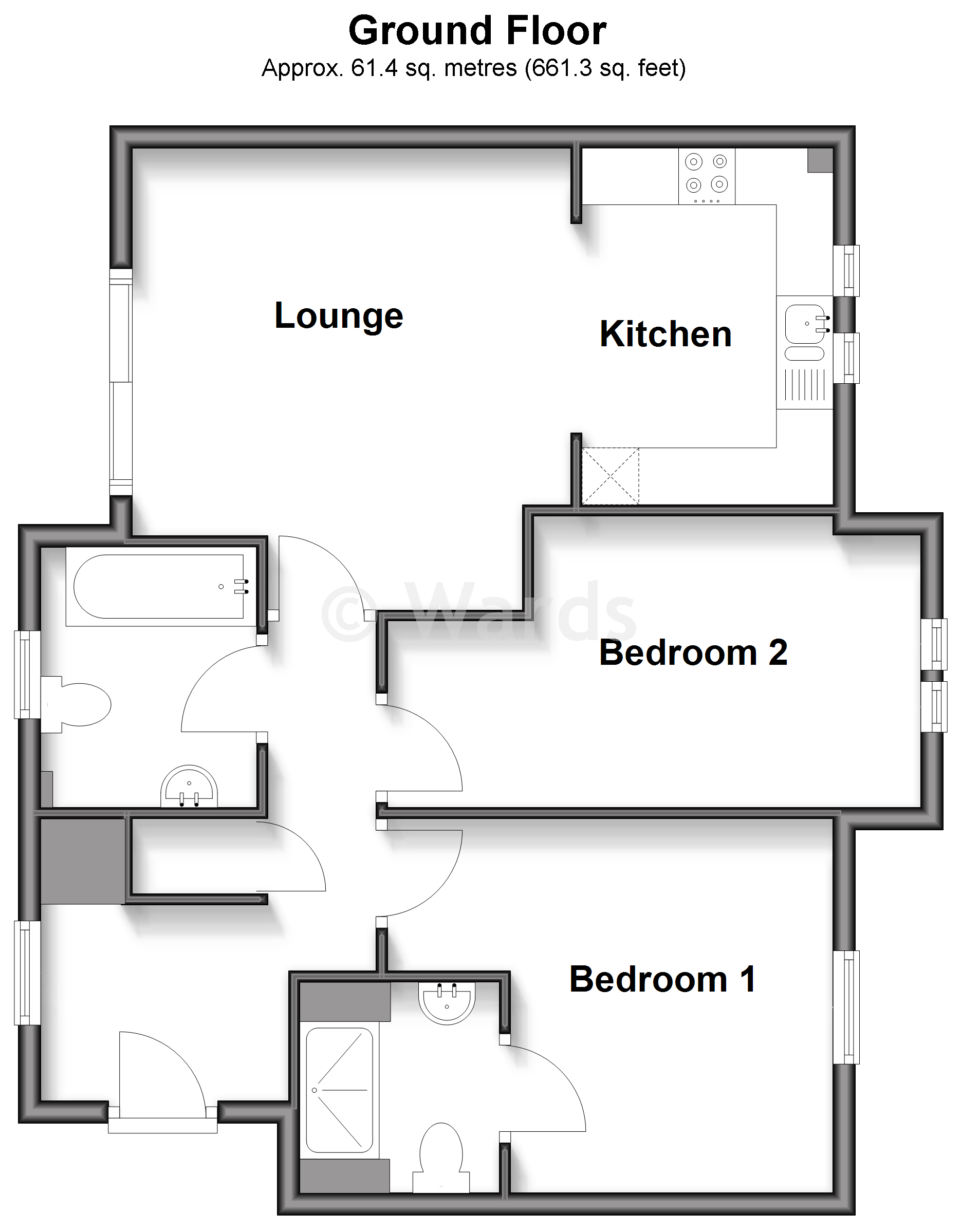 1, Crawford Avenue, Dartford floorplan