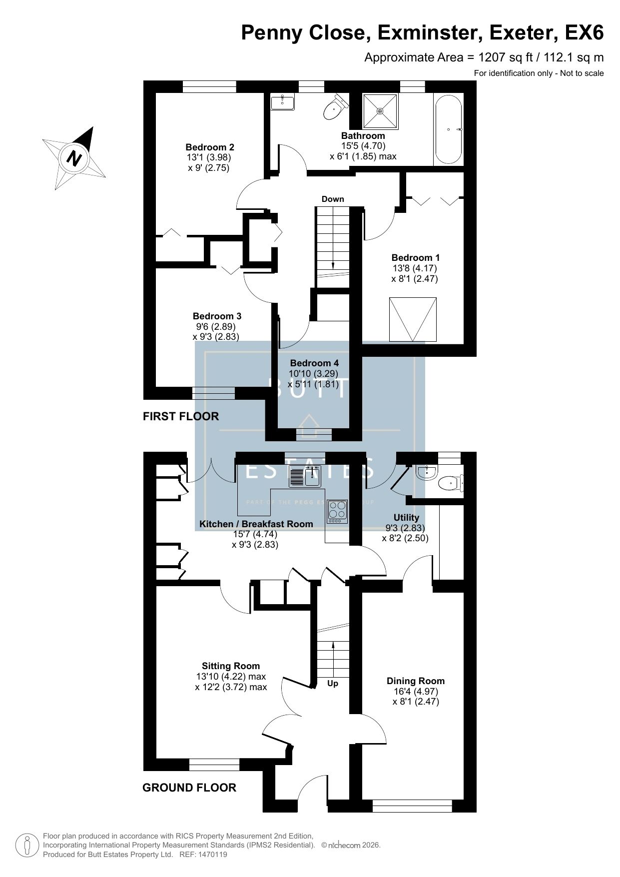 26 Penny Close, Exeter floorplan