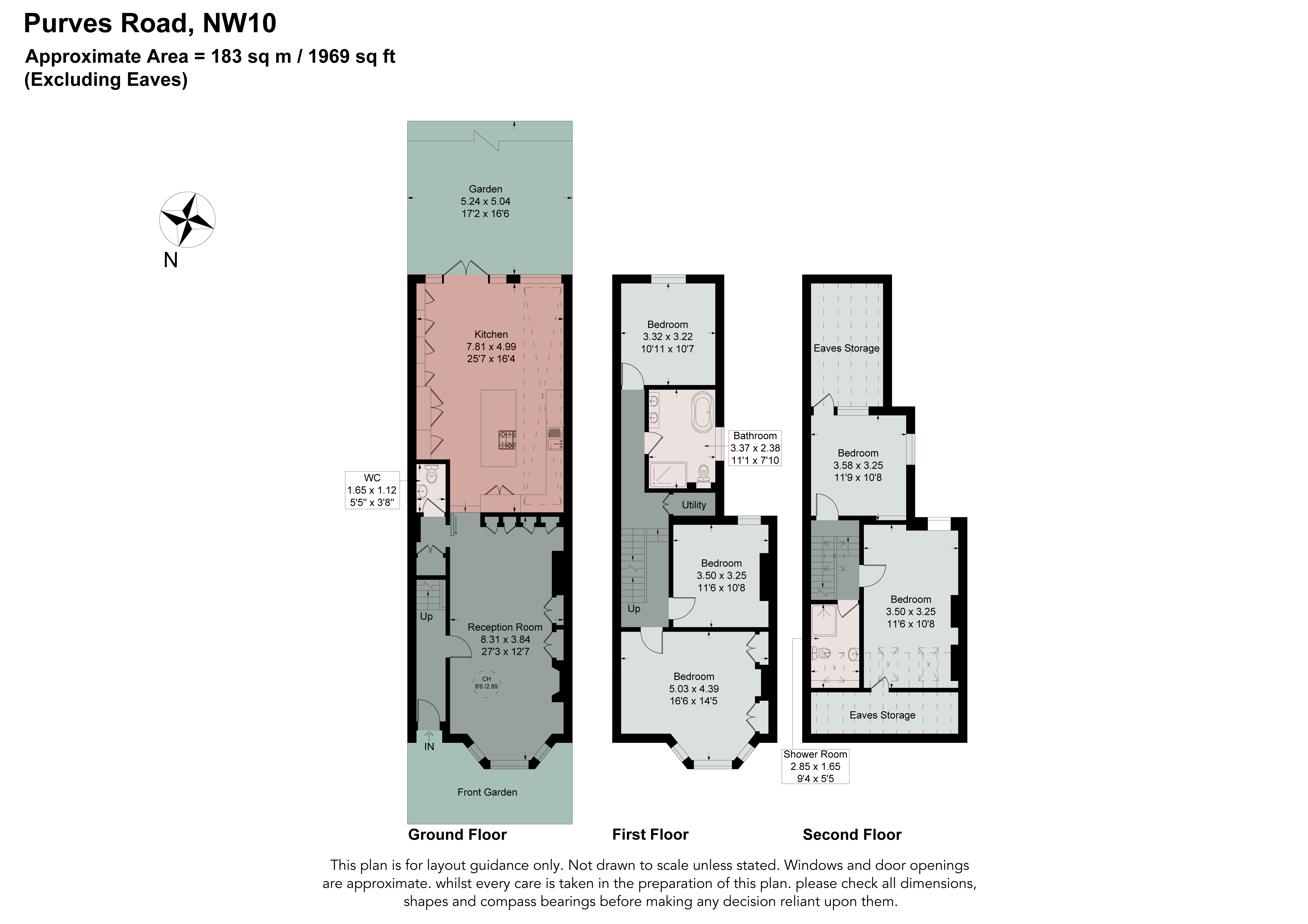 Purves Road, London floorplan