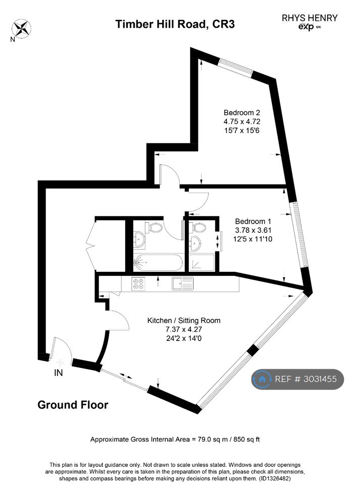 Timber Hill Road, Caterham floorplan