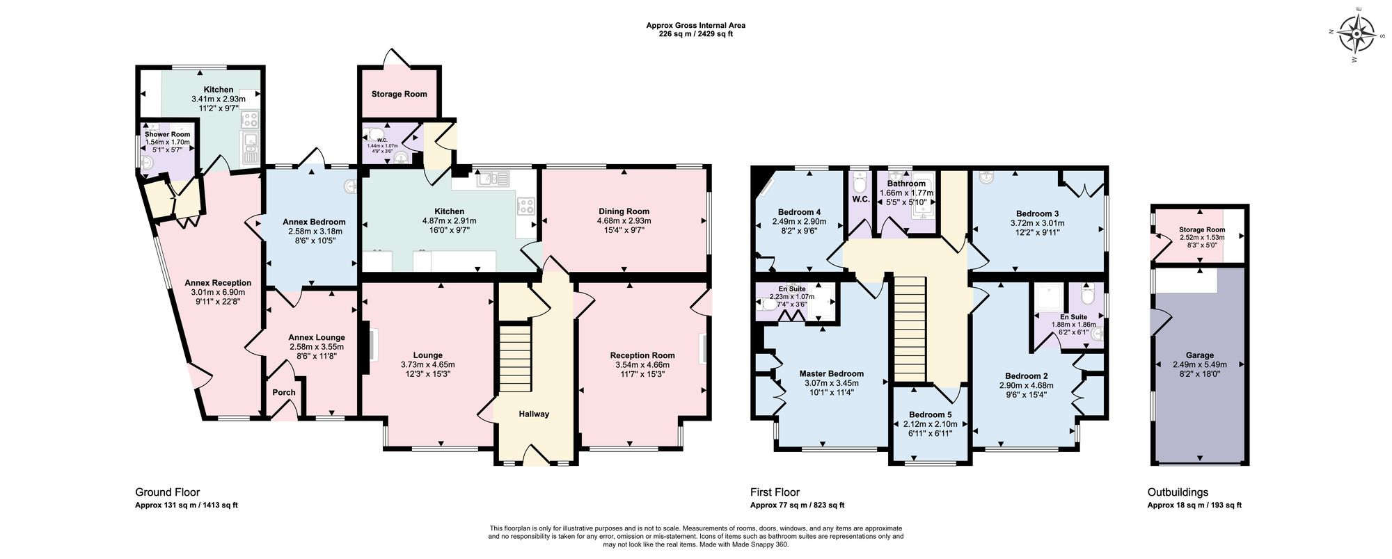 1 Western Park Road, Leicester floorplan