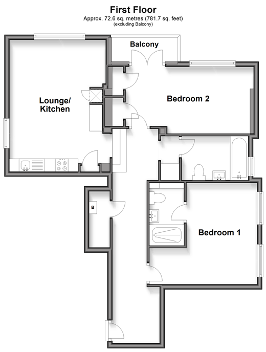 Baltic Road, Tonbridge floorplan