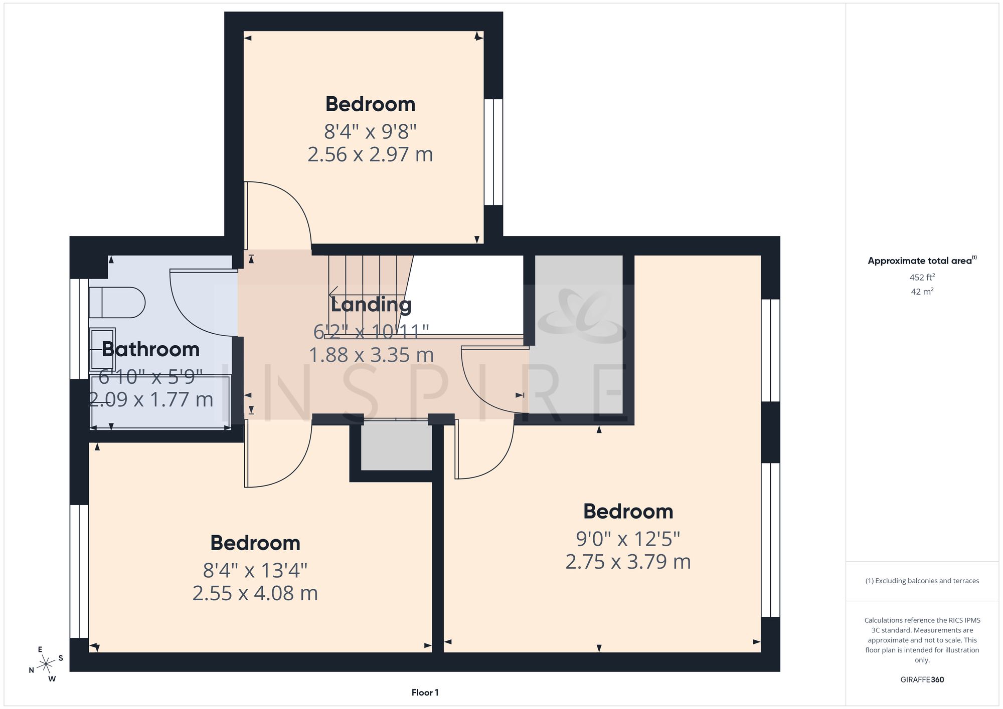 9 Kittiwake Close, Crawley floorplan