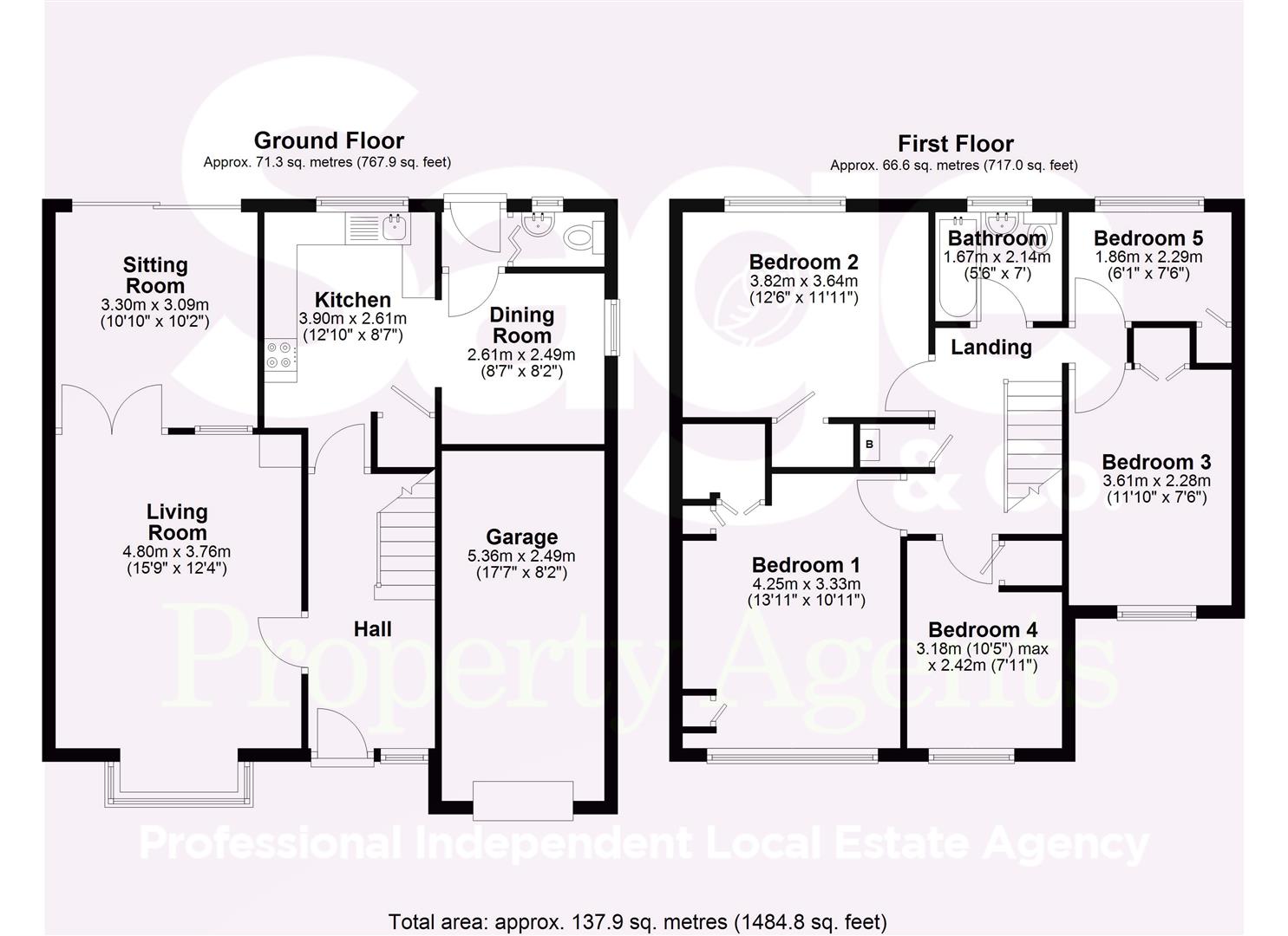 3, Sward Close, Newport floorplan