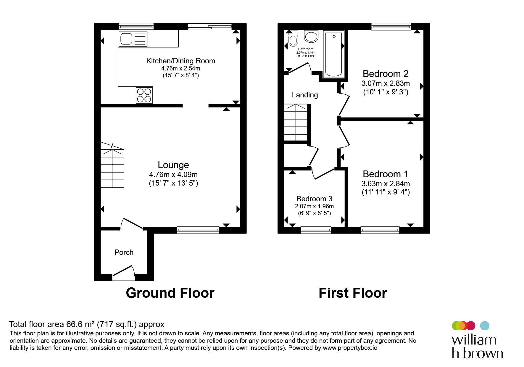 Wordsworth Close, Royston floorplan