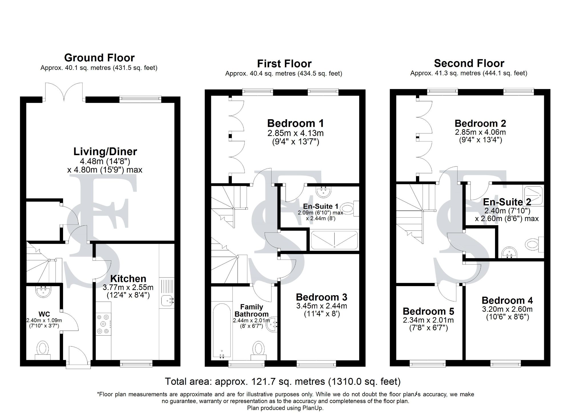 6 Oakwood Road, Leicester floorplan