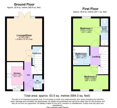39, Barracuda Rise, Southam floorplan