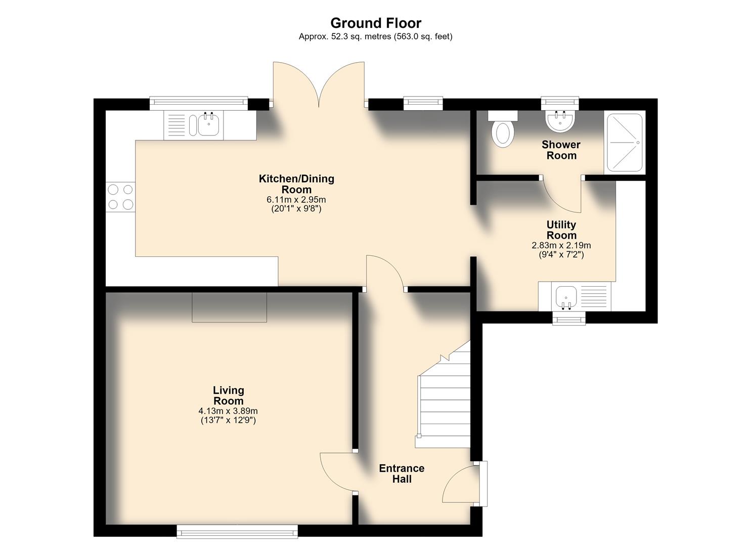 Dorchester Avenue, Plymouth floorplan
