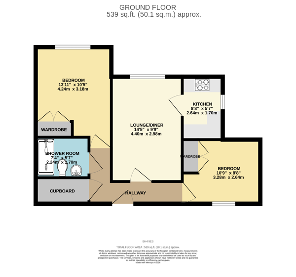 10, Pine Tree Glen, Bournemouth floorplan