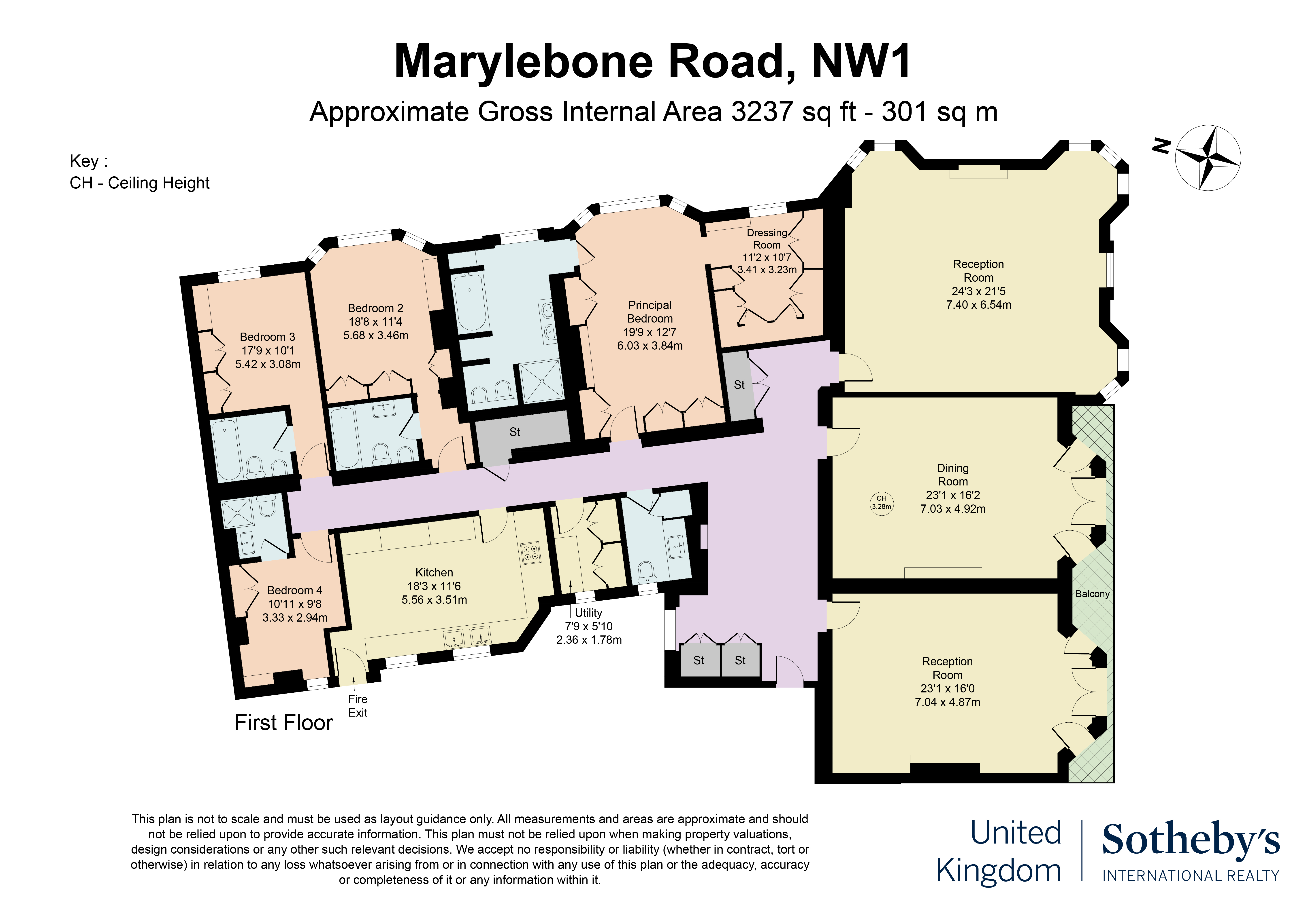 Marylebone Road, London floorplan