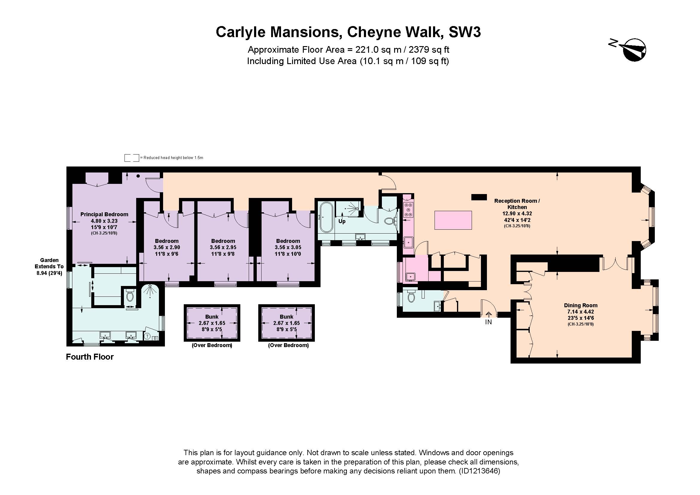 Cheyne Walk, London floorplan