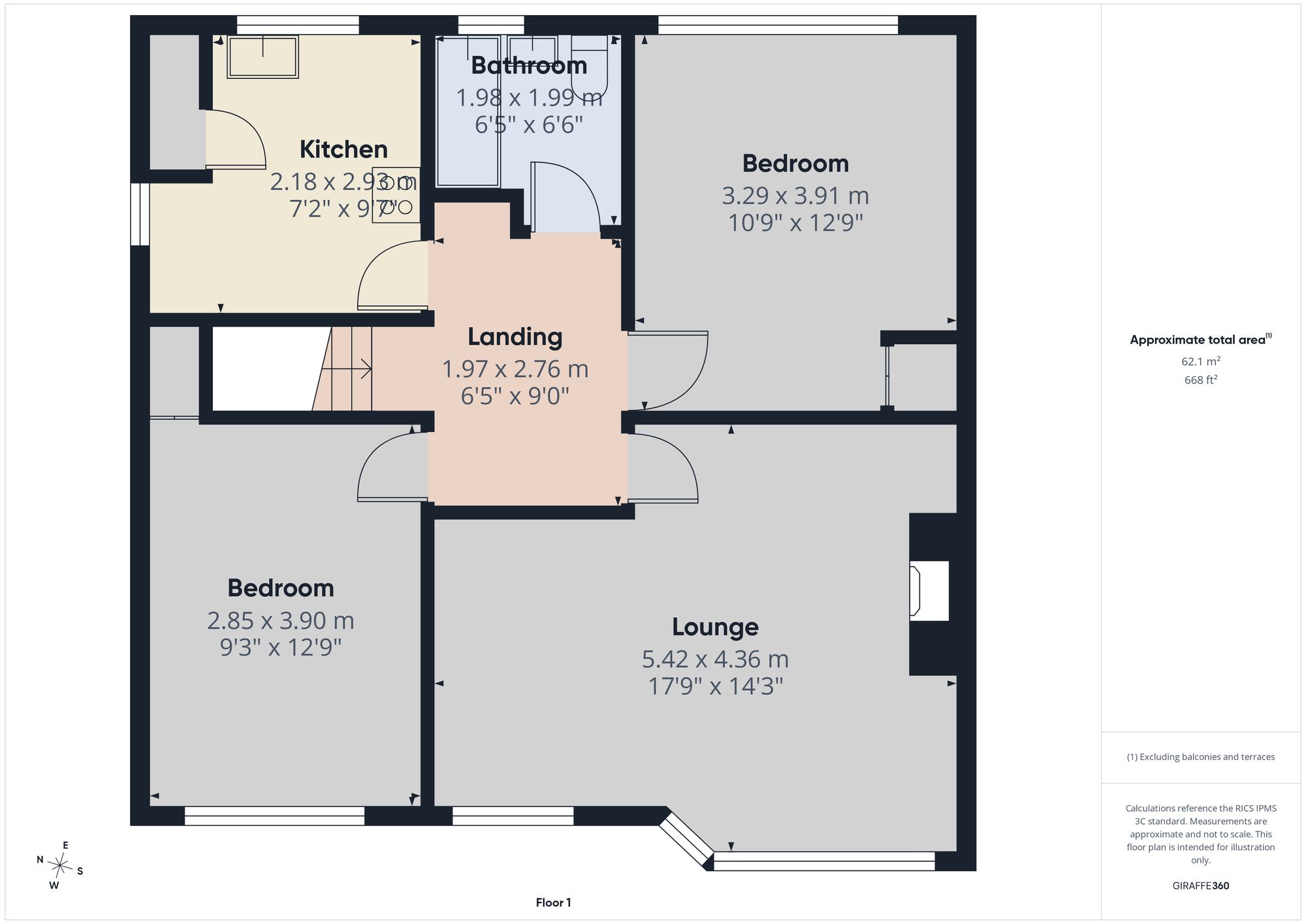 11 Sussex Place, Manchester floorplan