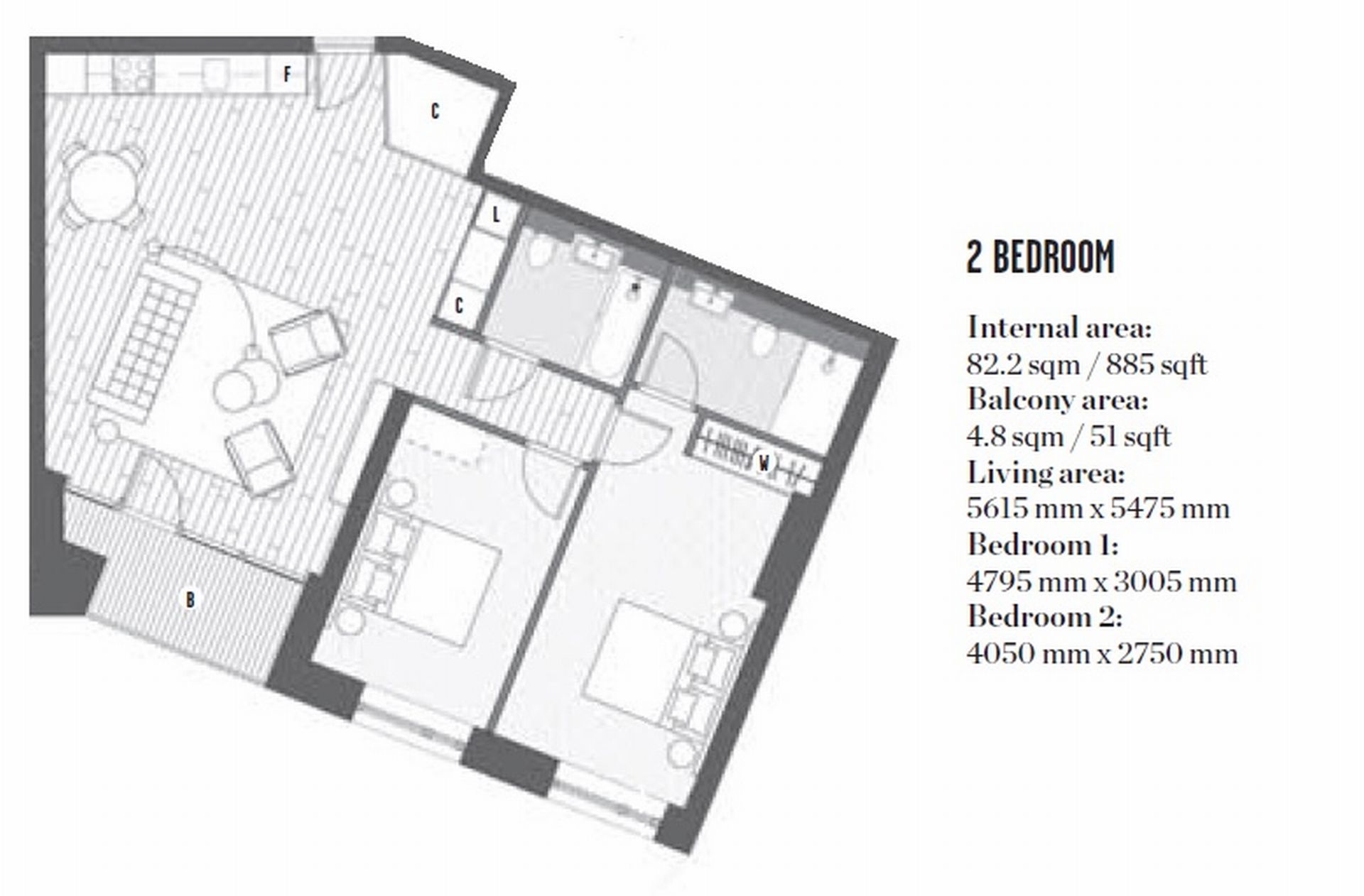 2 Bedrooms Flat to rent in Grantham House, 46 Botanic Square, Docklands, London E14