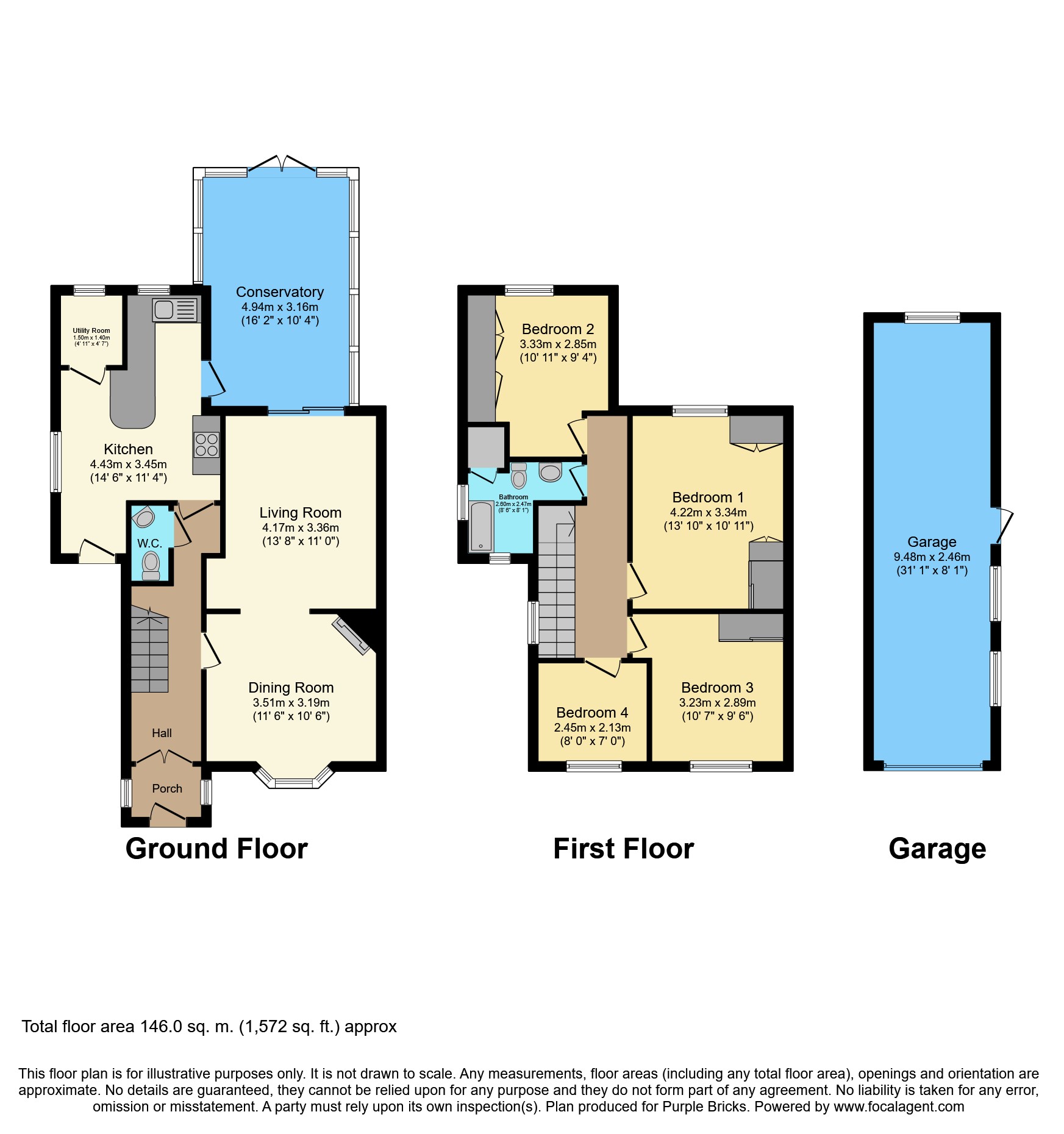 4 Bedrooms Semi-detached house for sale in Park Road, Farnborough GU14