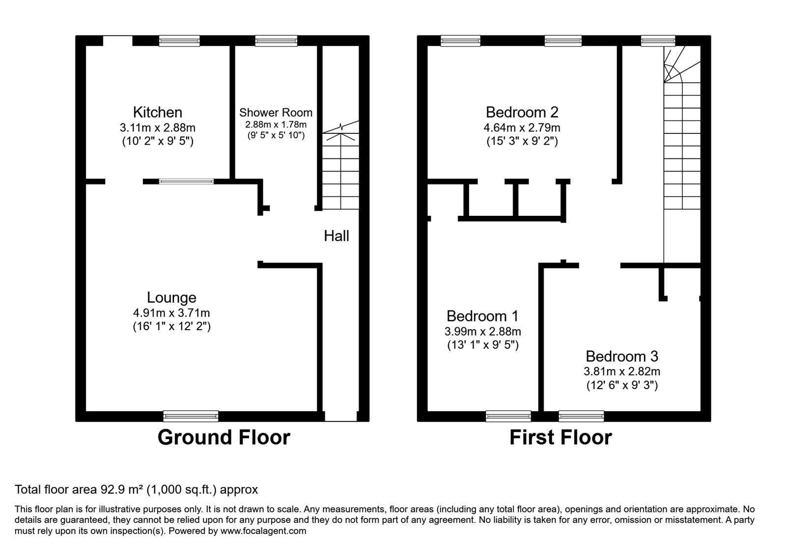 35, Ryeside Road, Glasgow City floorplan