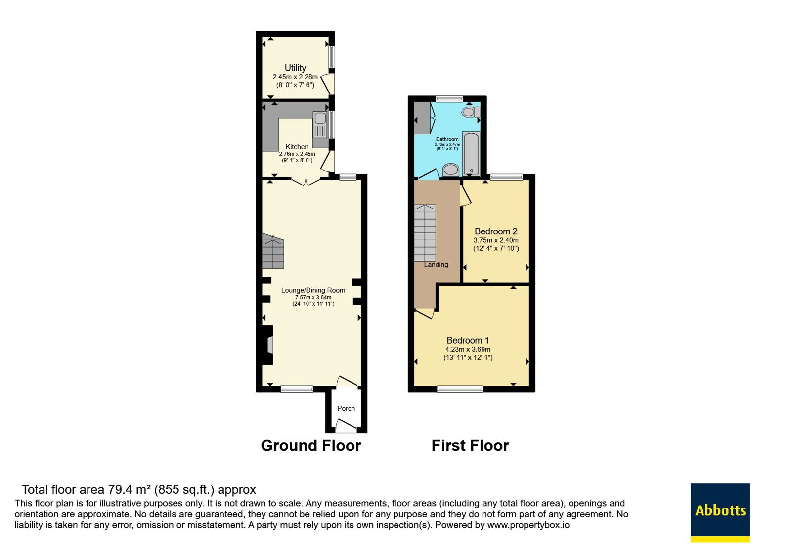 254, Norwich Road, Norwich floorplan