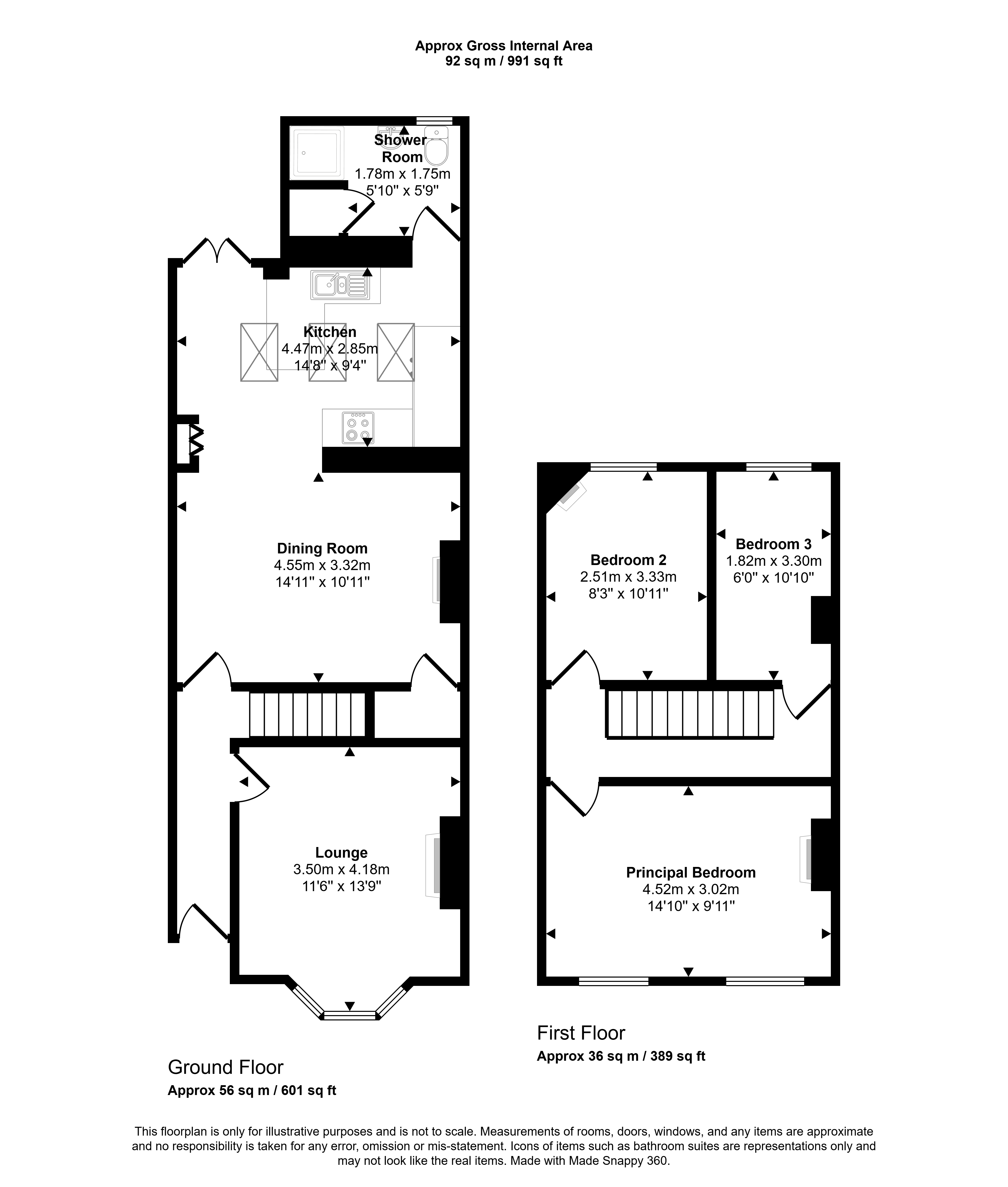 65, Station Road, Westbury floorplan