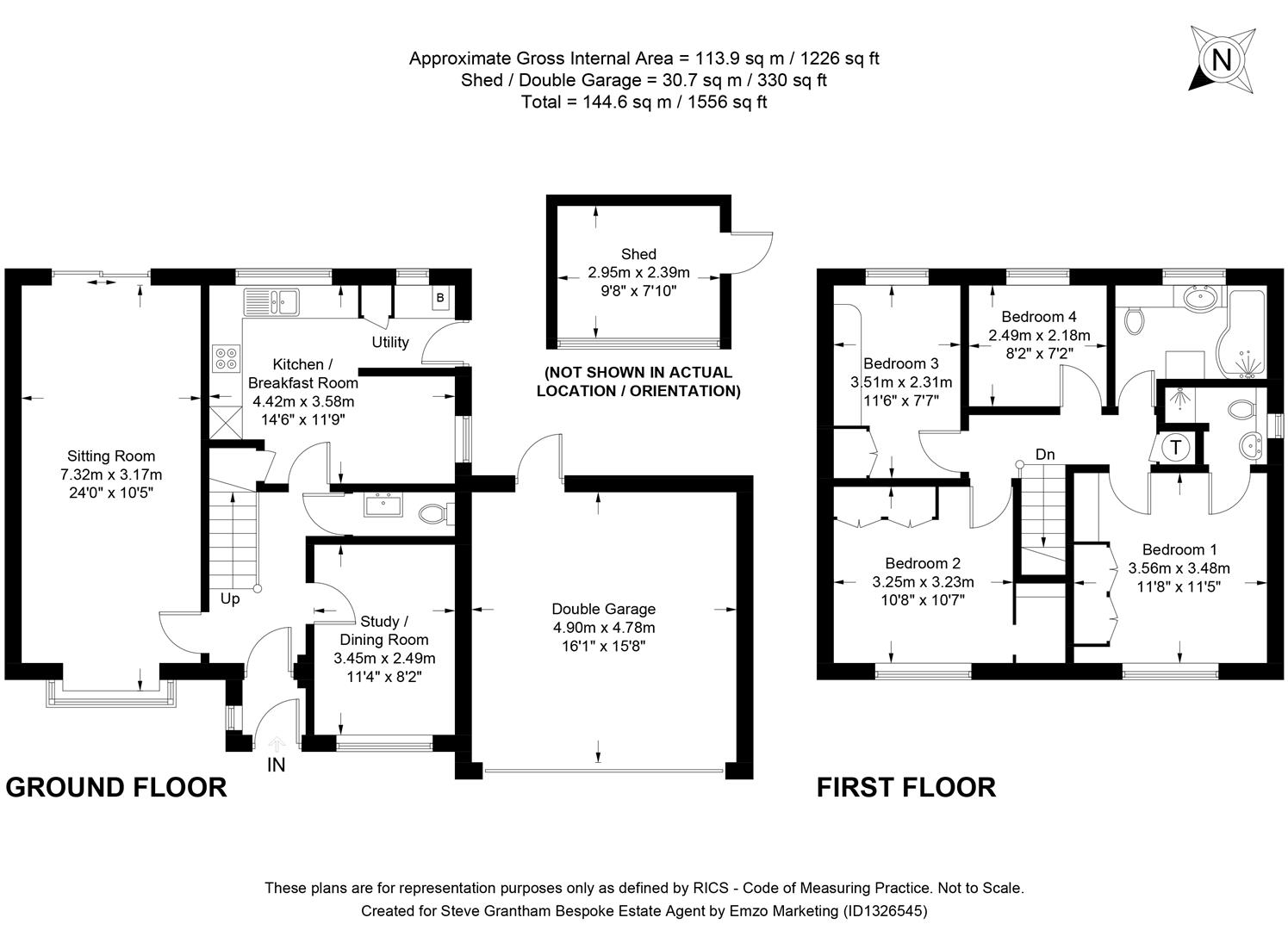 23, Juniper Road, Waterlooville floorplan