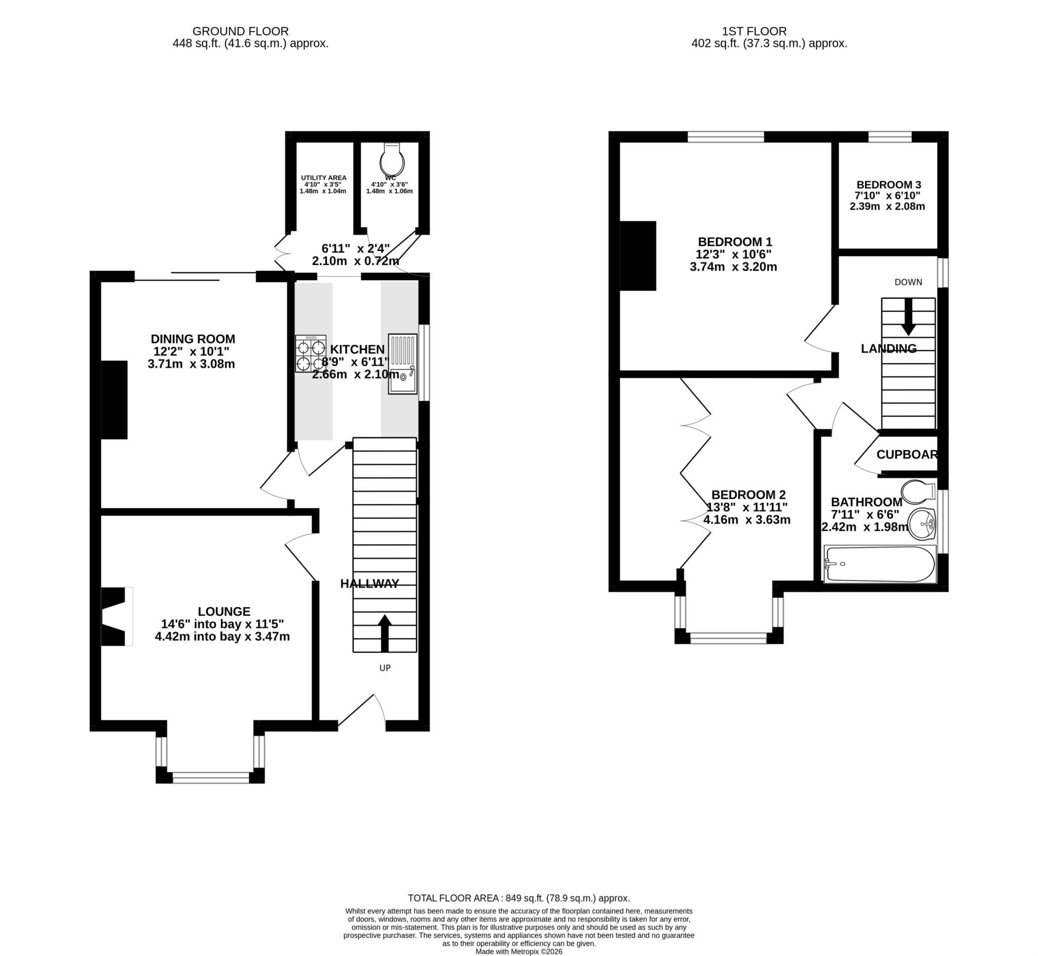 17, Wardrew Road, Exeter floorplan