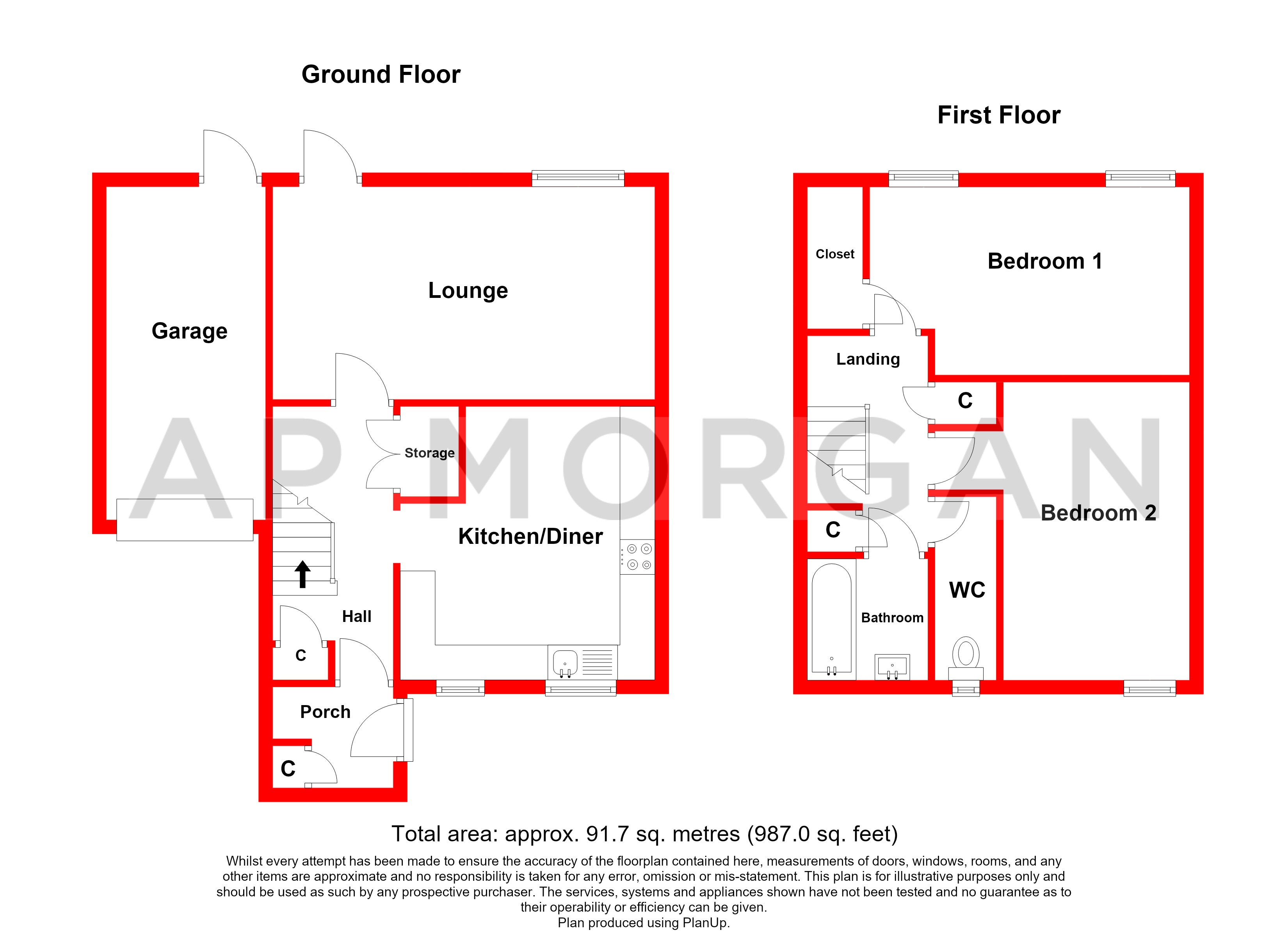 29, Rea Fordway, Birmingham floorplan