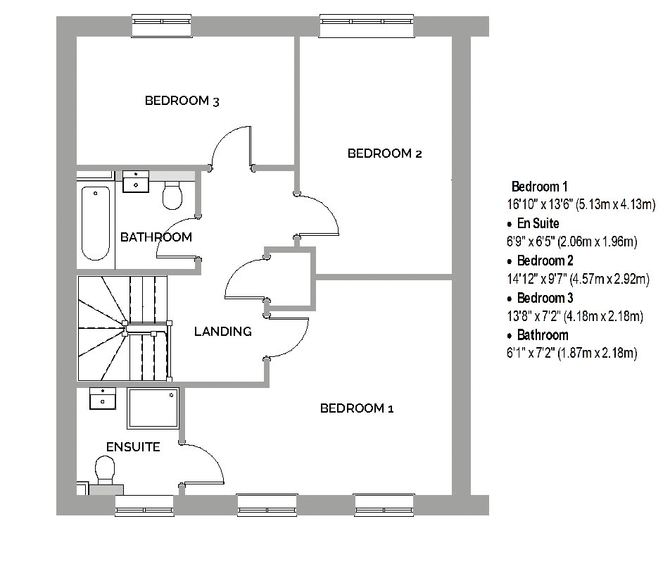 Plot 8 The Foxglove, West Croft,, Chishill Road, Royston floorplan