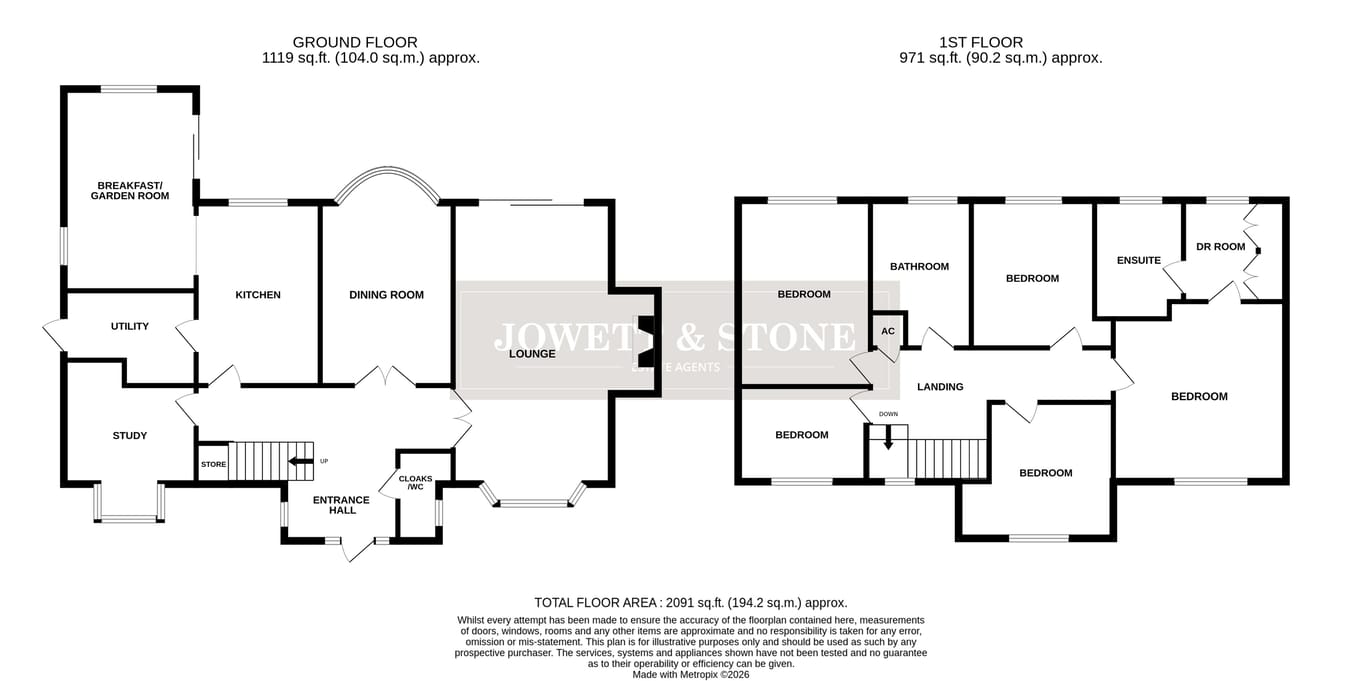 2, Worsh Close, Leicester floorplan